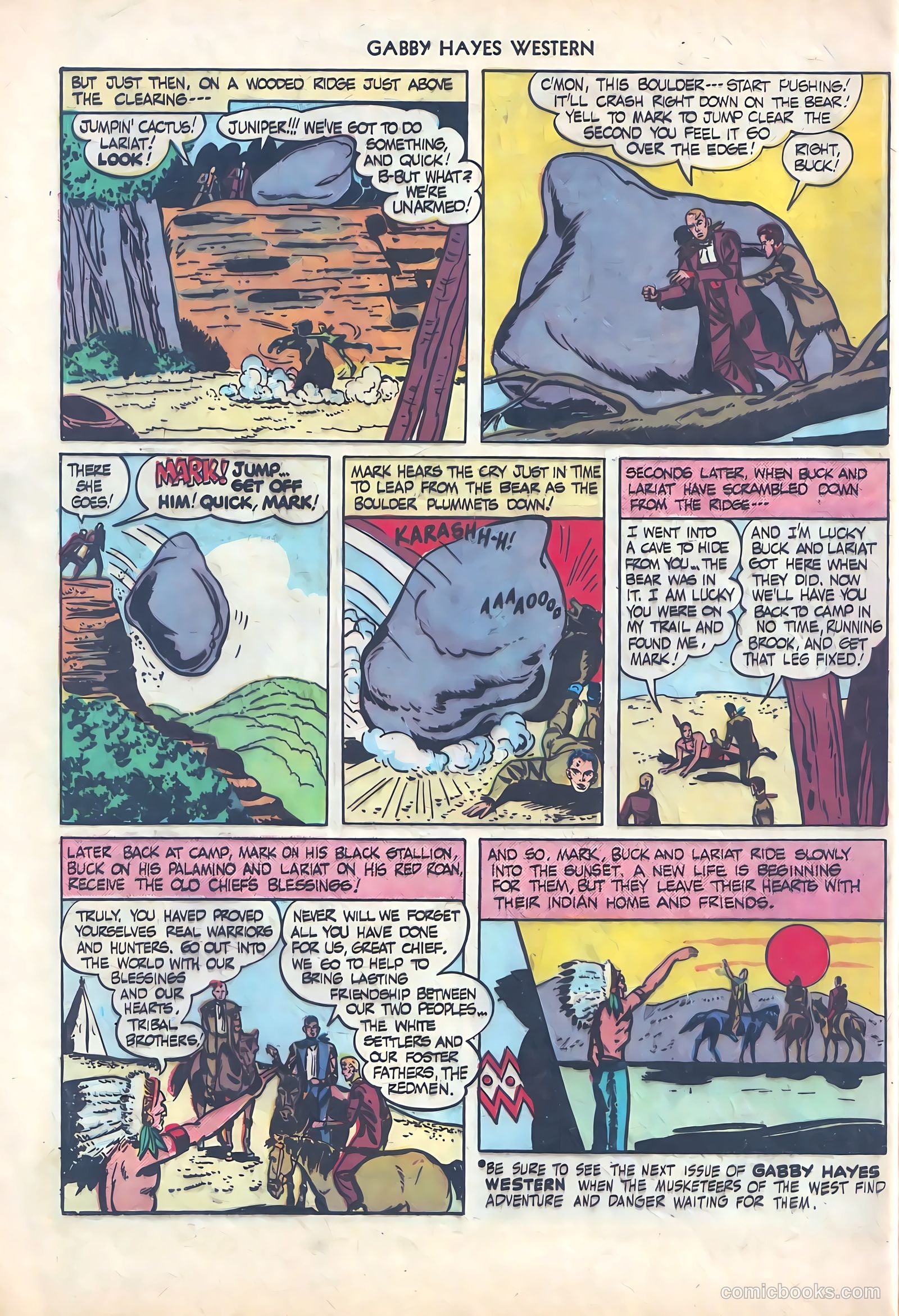 Gabby Hayes Western #1 (1948) — page 40 of 52