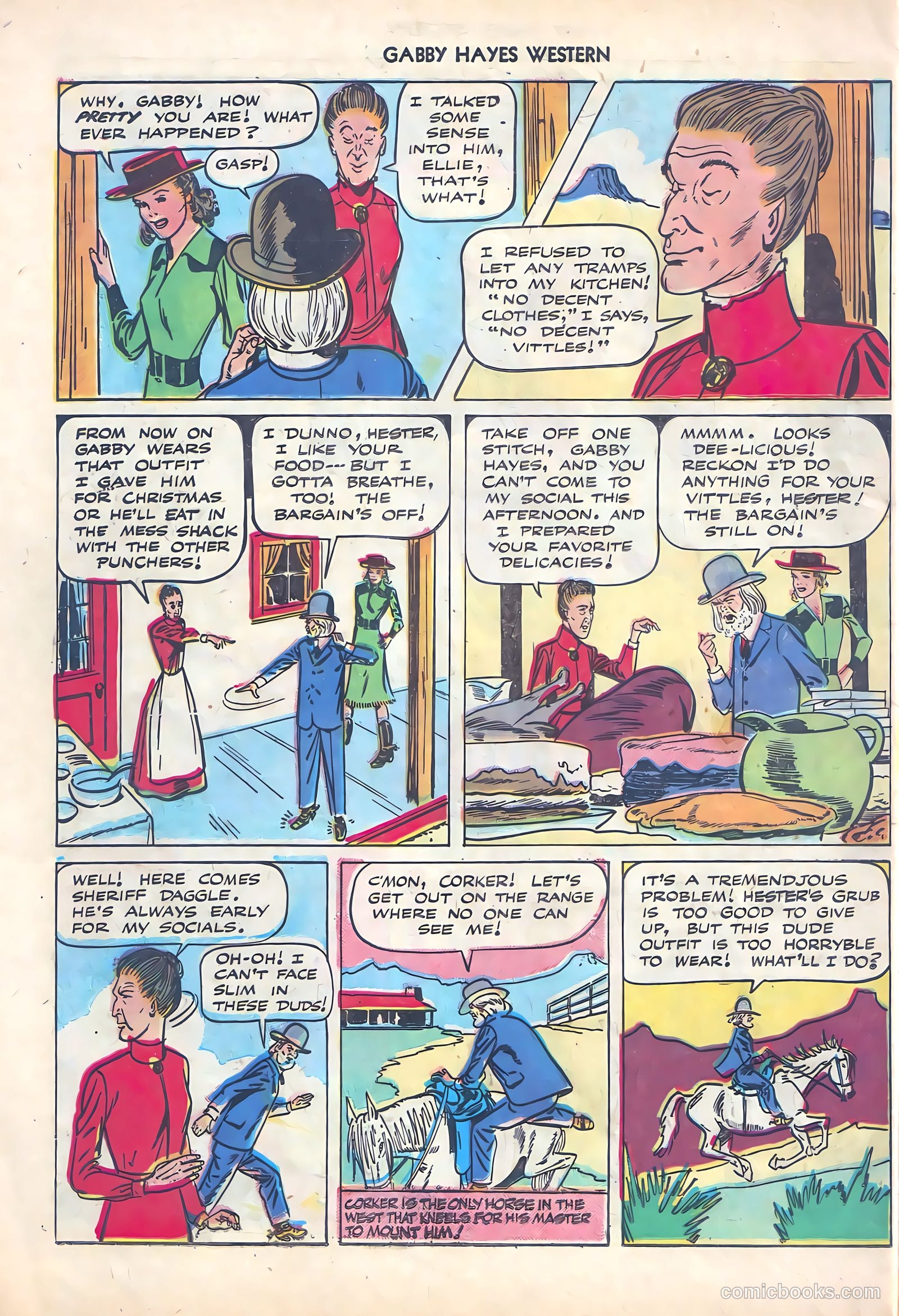 Gabby Hayes Western #1 (1948) — page 42 of 52