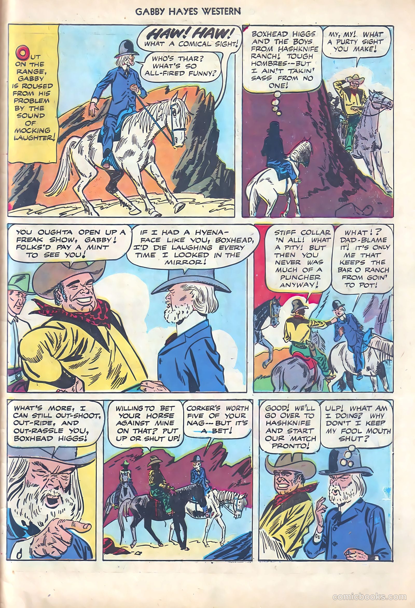 Gabby Hayes Western #1 (1948) — page 43 of 52