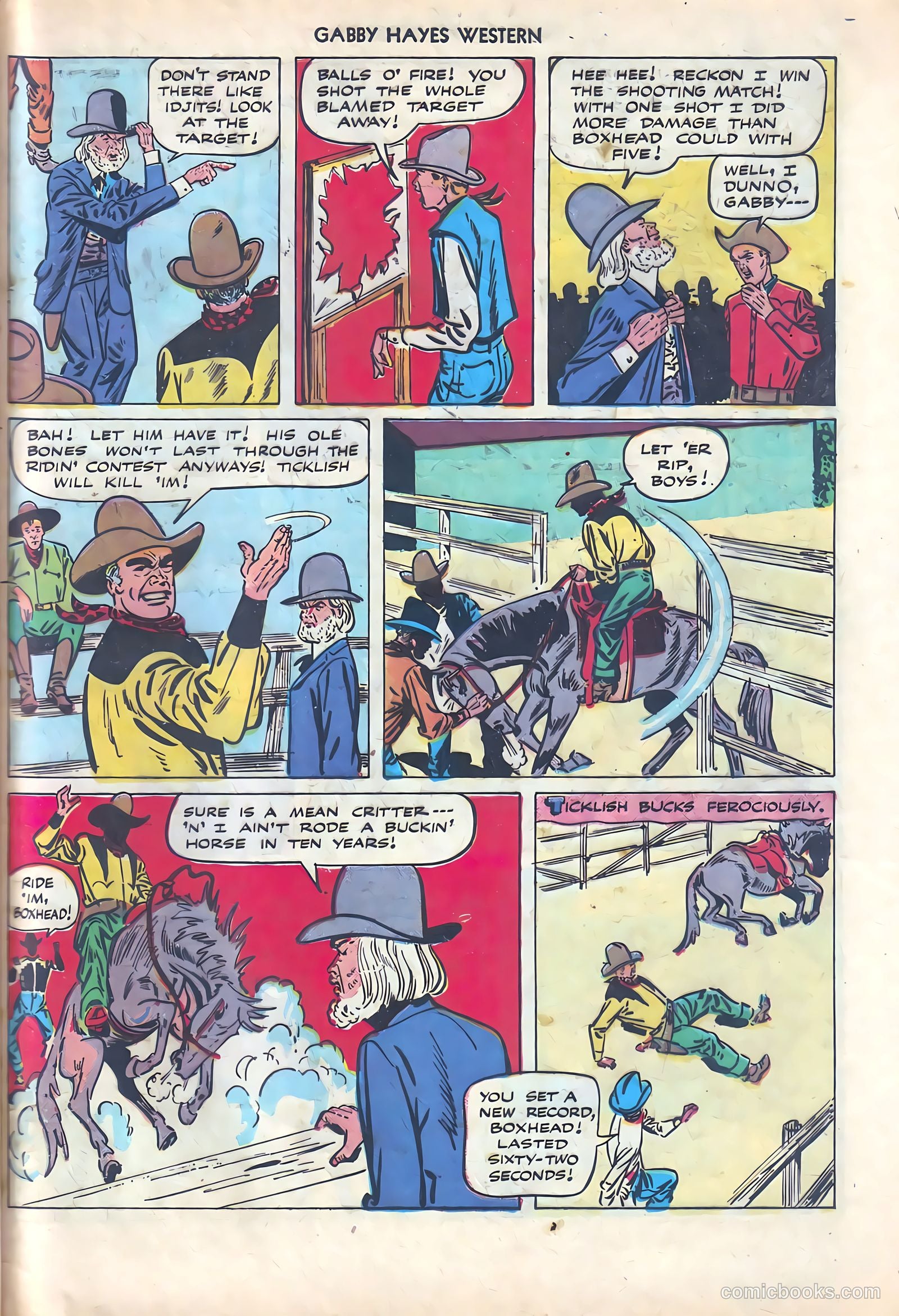 Gabby Hayes Western #1 (1948) — page 45 of 52