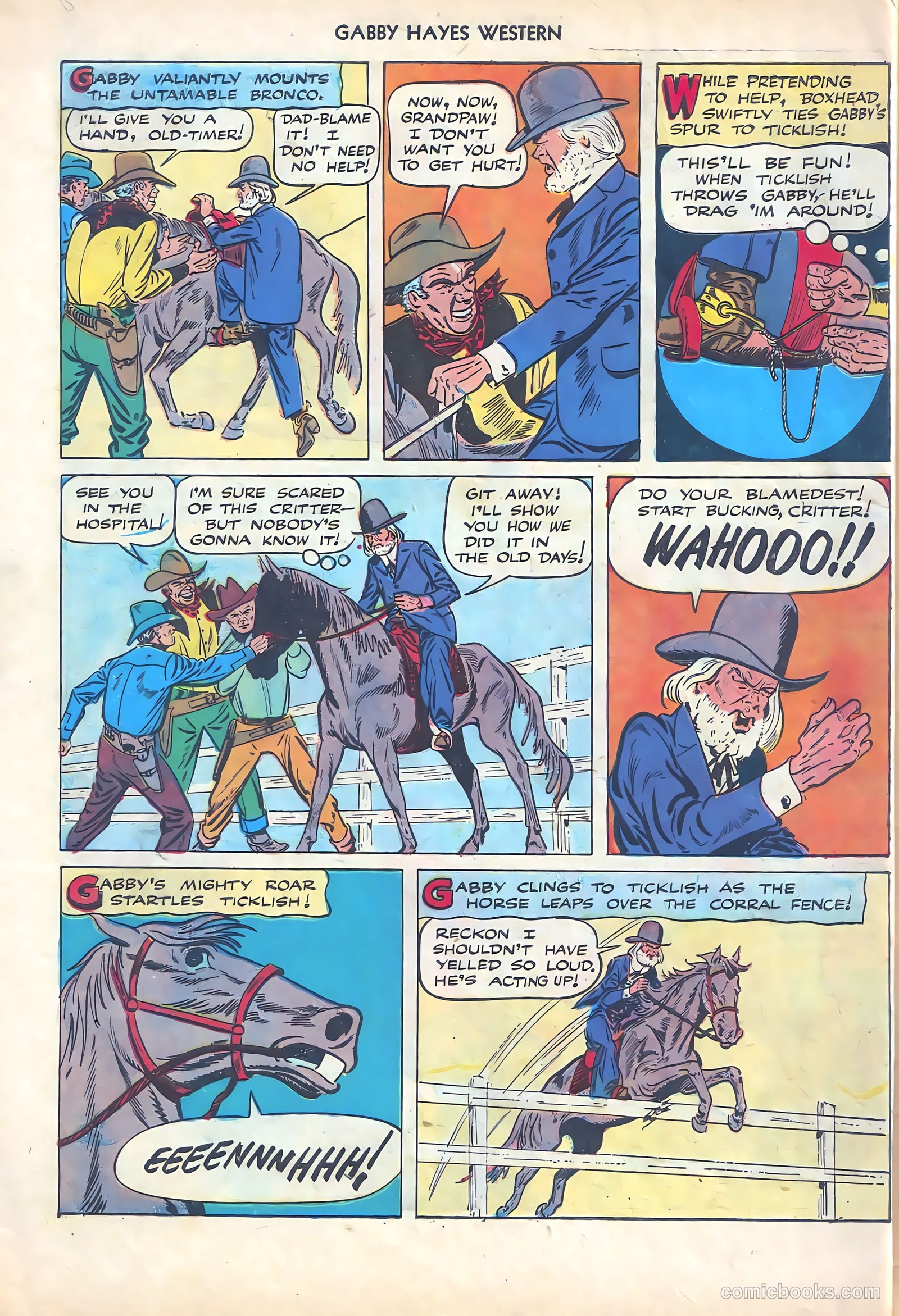 Gabby Hayes Western #1 (1948) — page 46 of 52