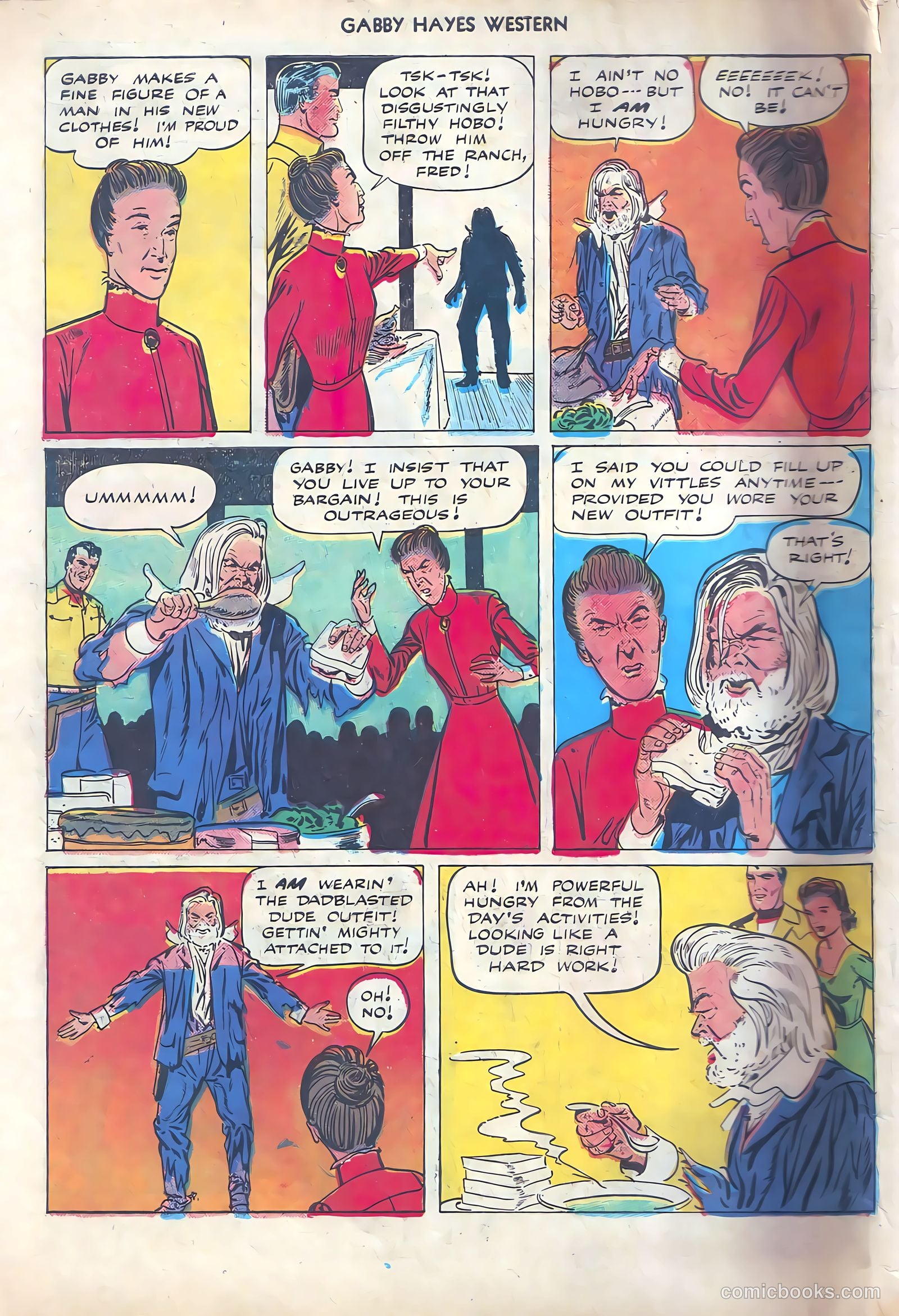 Gabby Hayes Western #1 (1948) — page 50 of 52
