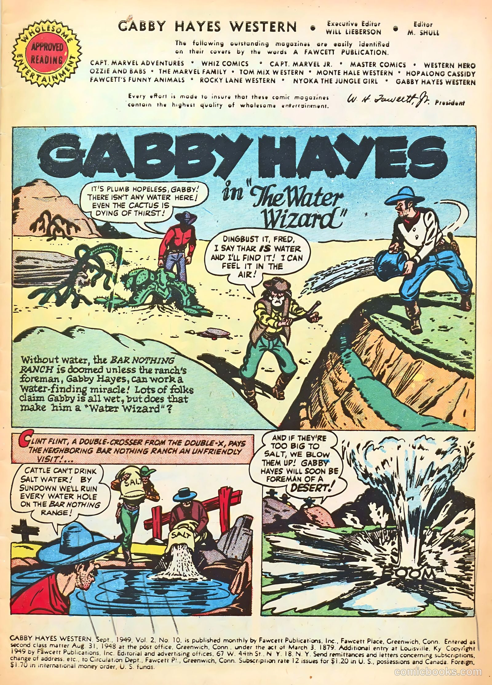 Gabby Hayes Western #10 (1949) — page 3 of 36