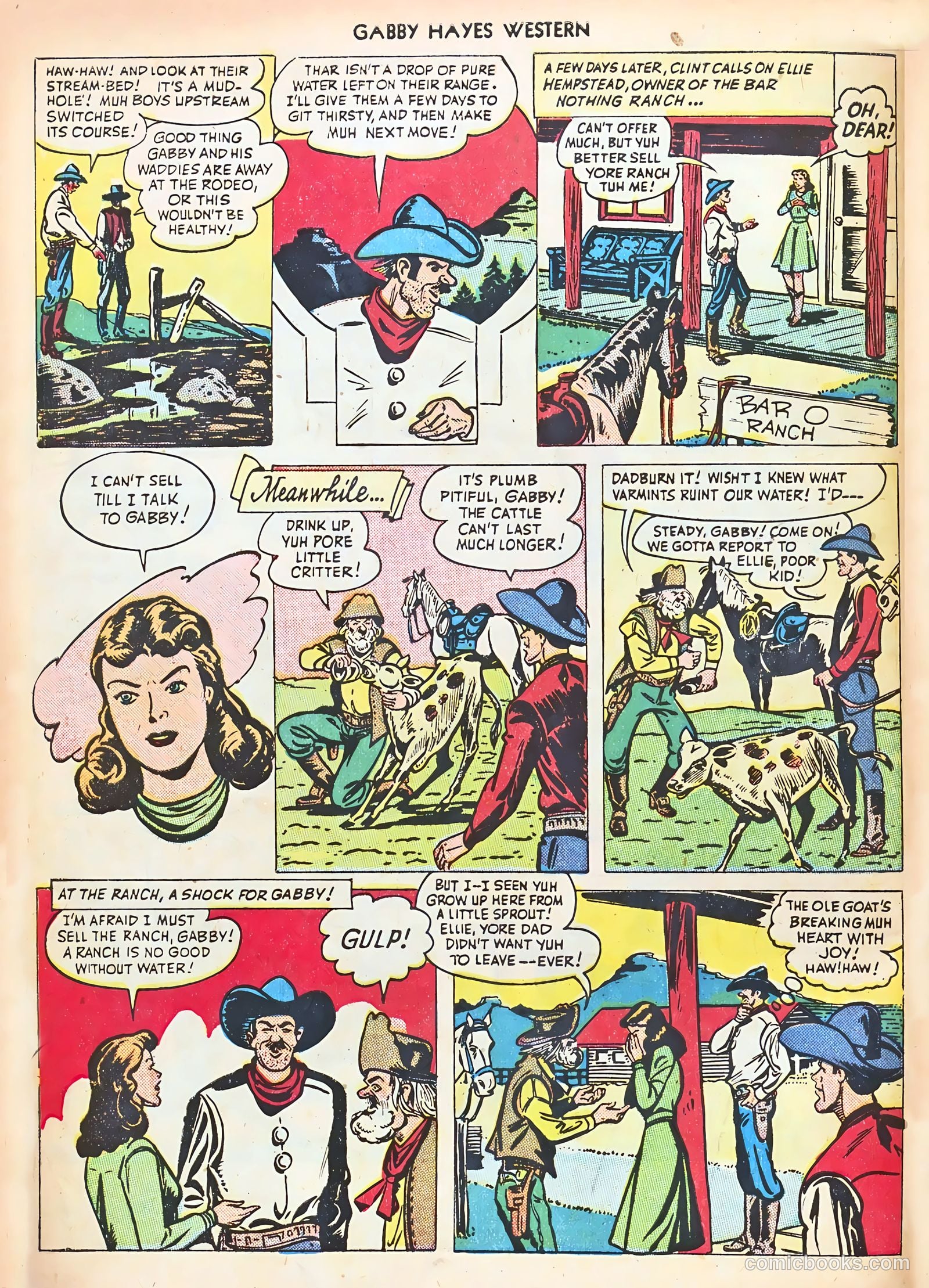 Gabby Hayes Western #10 (1949) — page 4 of 36