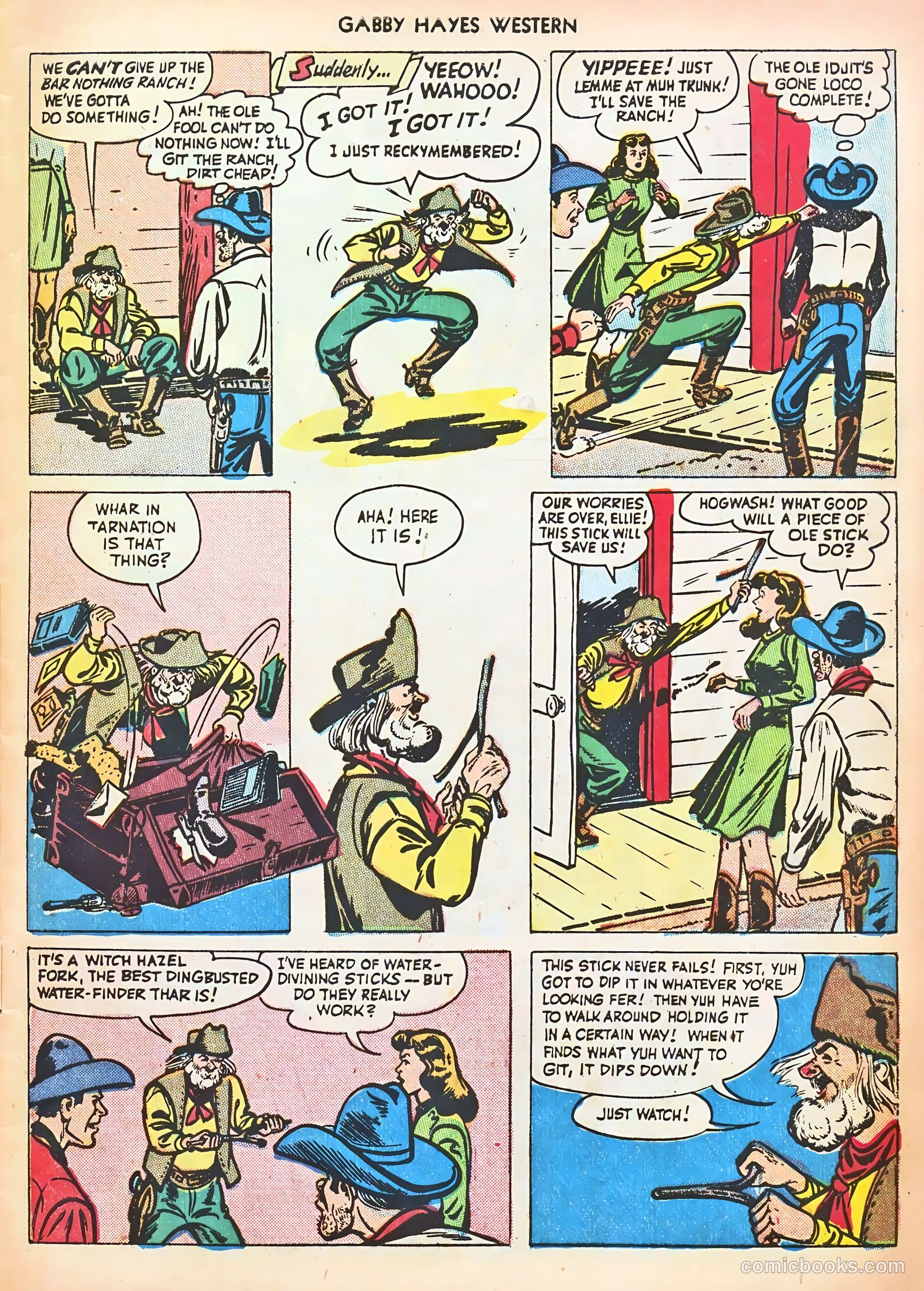 Gabby Hayes Western #10 (1949) — page 5 of 36