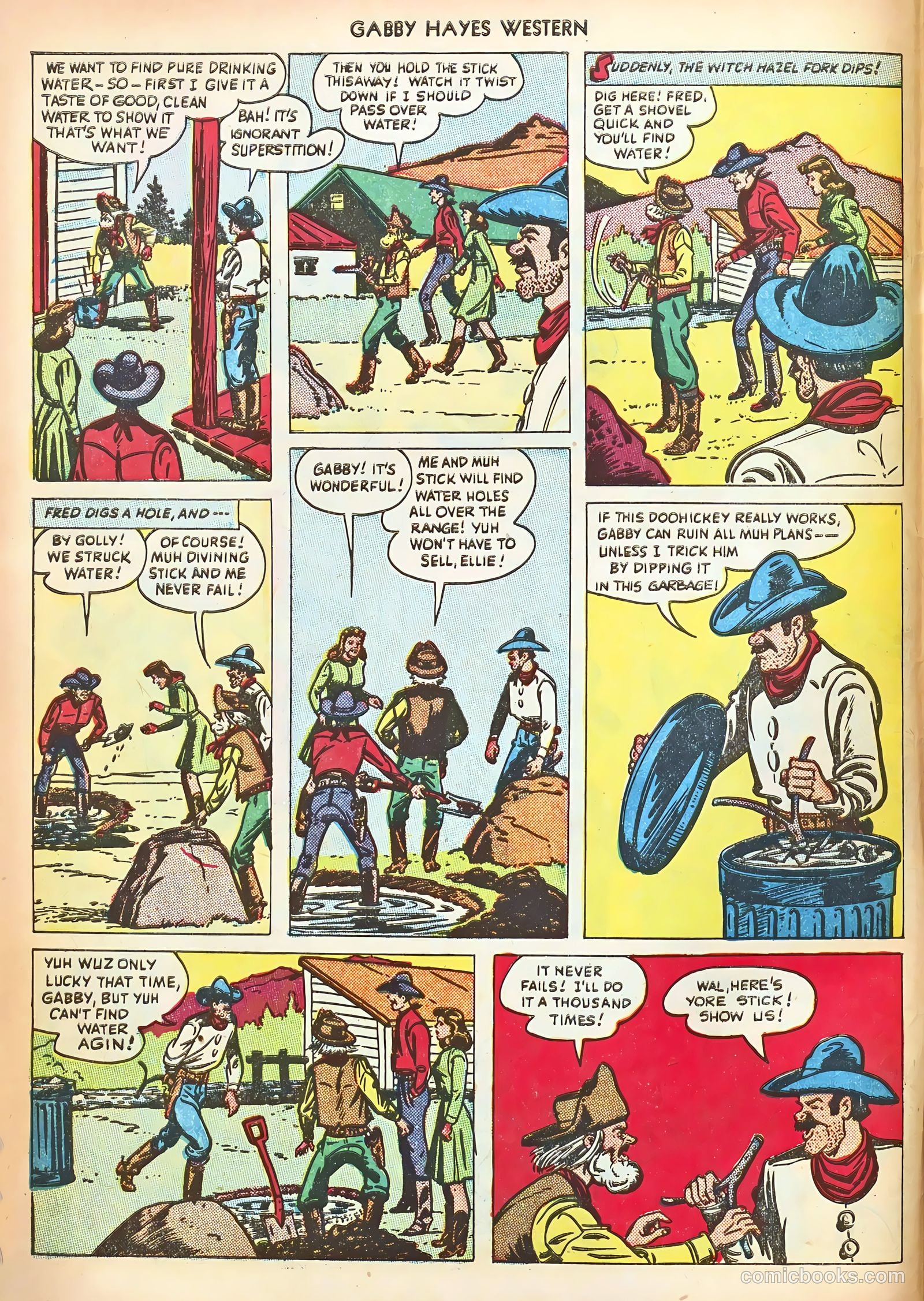 Gabby Hayes Western #10 (1949) — page 6 of 36