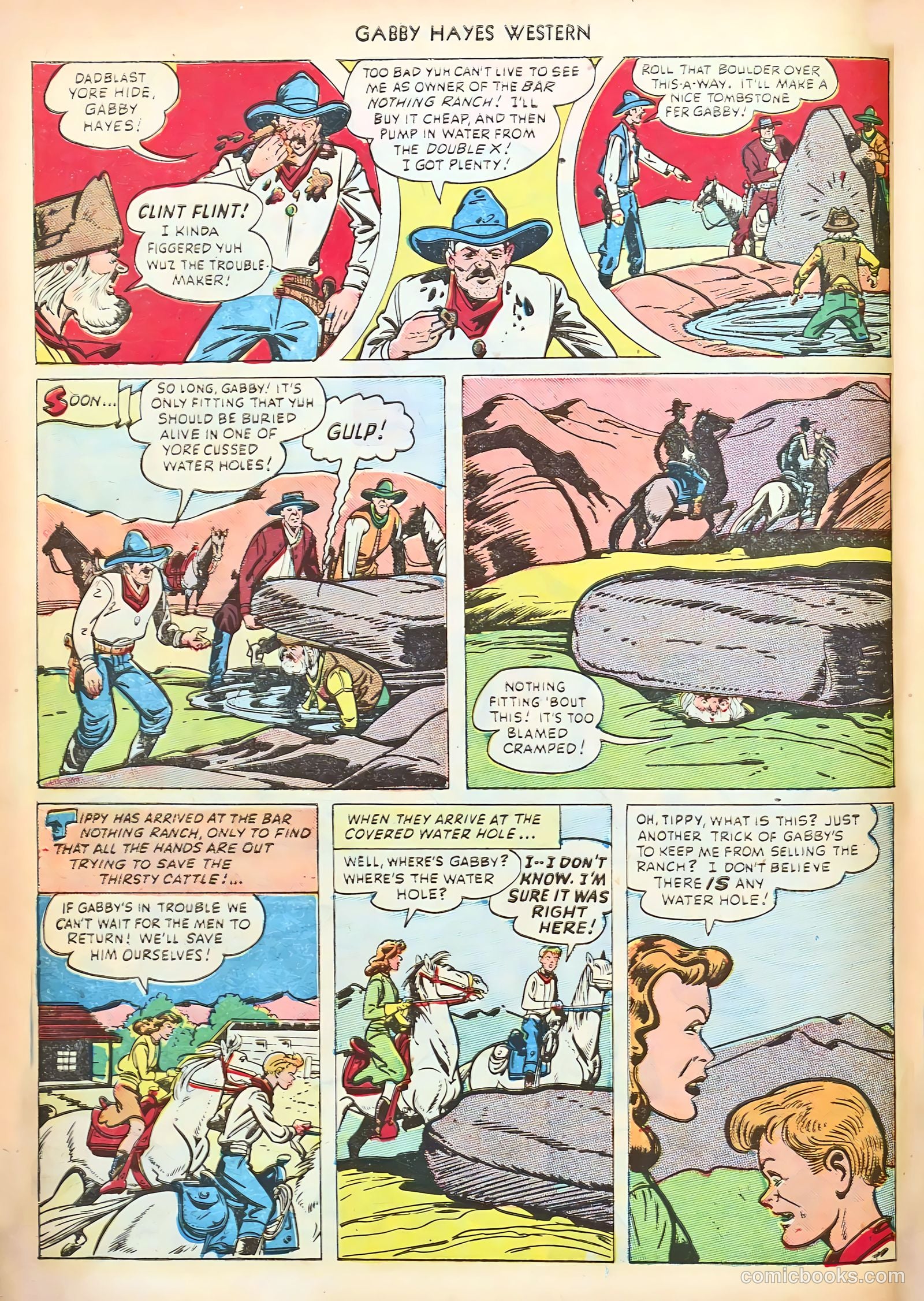 Gabby Hayes Western #10 (1949) — page 10 of 36