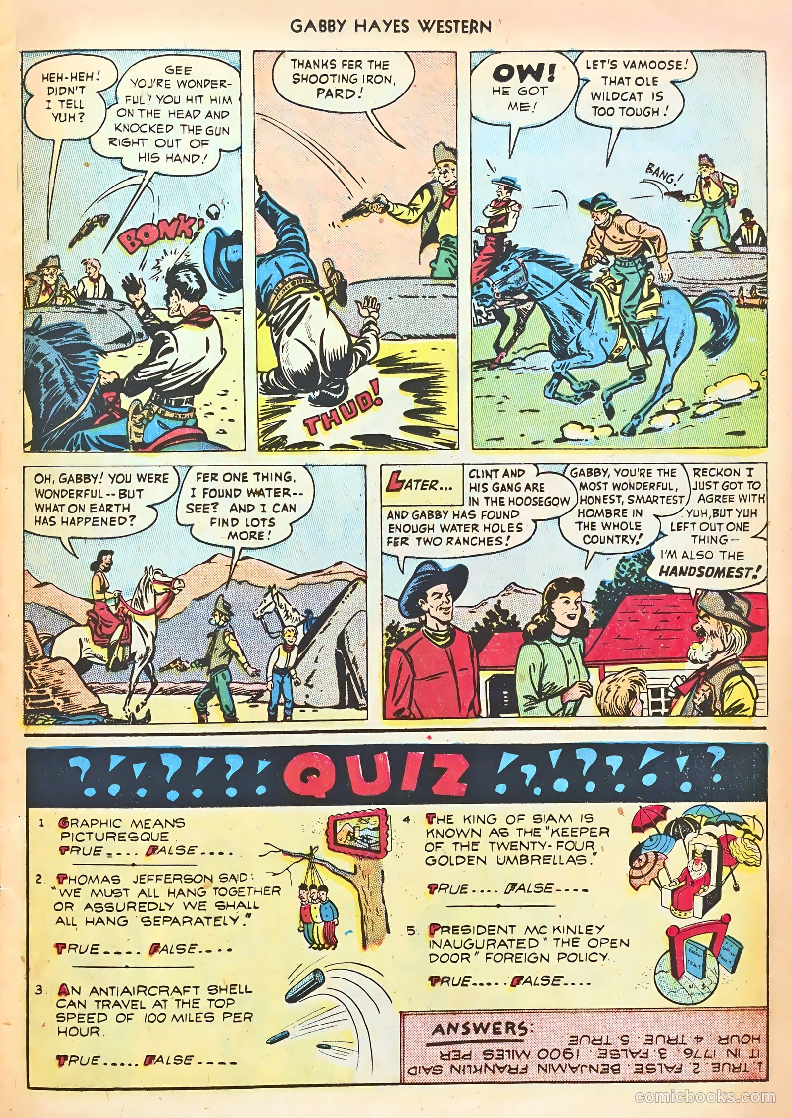 Gabby Hayes Western #10 (1949) — page 13 of 36