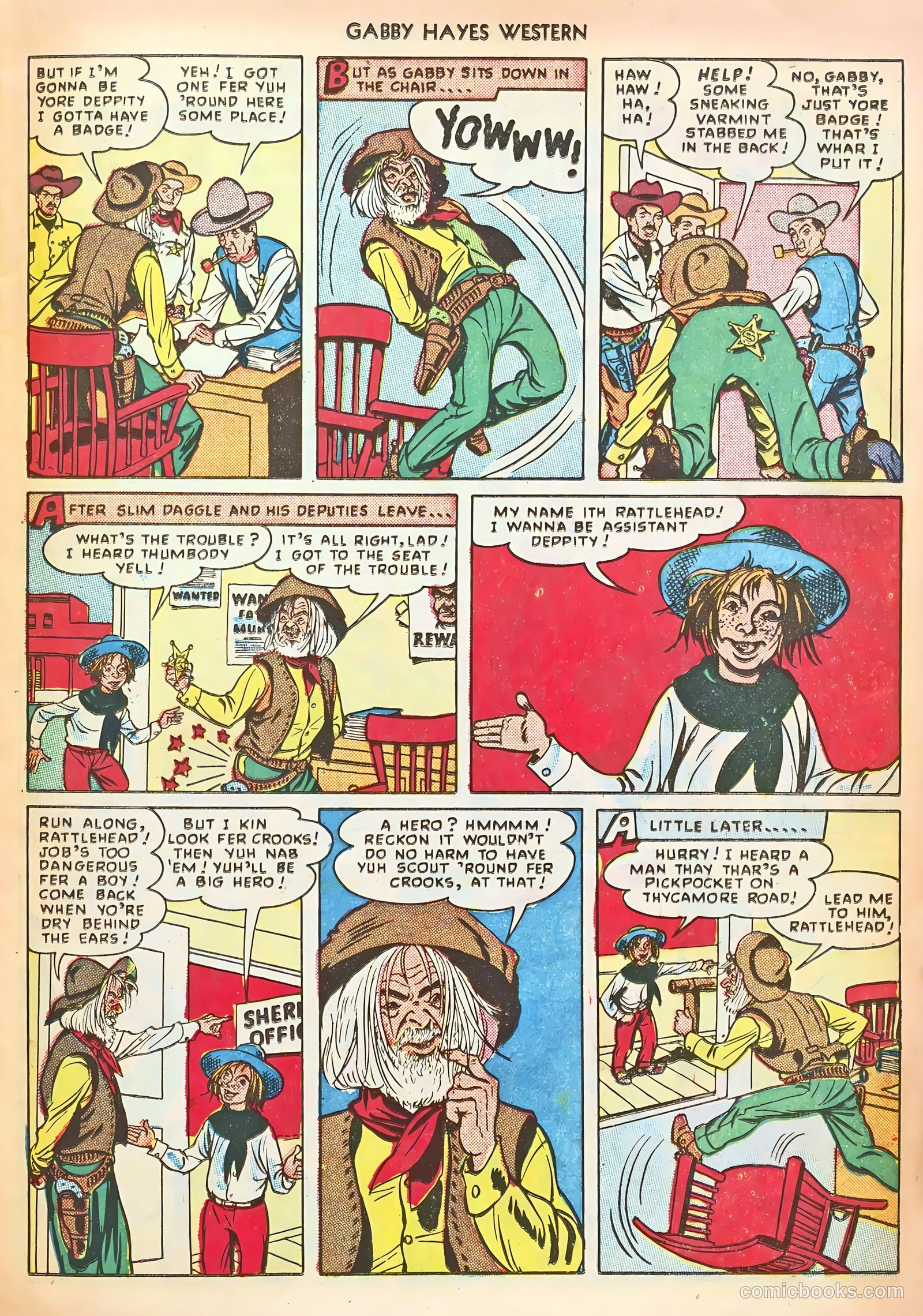 Gabby Hayes Western #10 (1949) — page 15 of 36