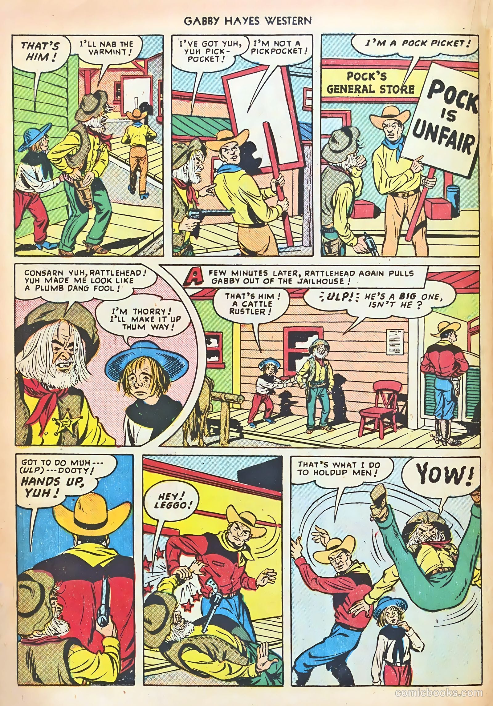 Gabby Hayes Western #10 (1949) — page 16 of 36