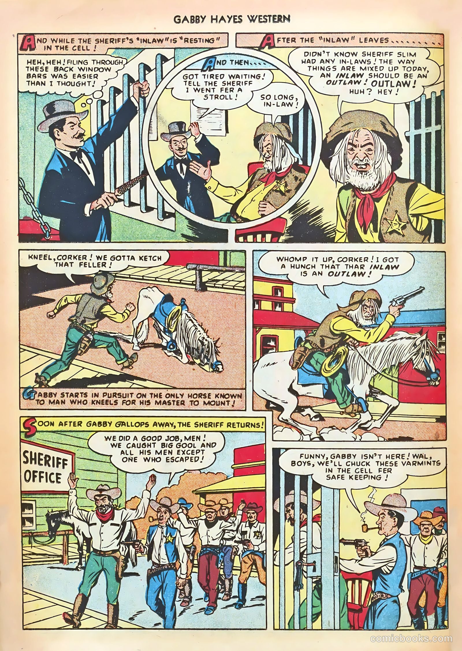Gabby Hayes Western #10 (1949) — page 18 of 36
