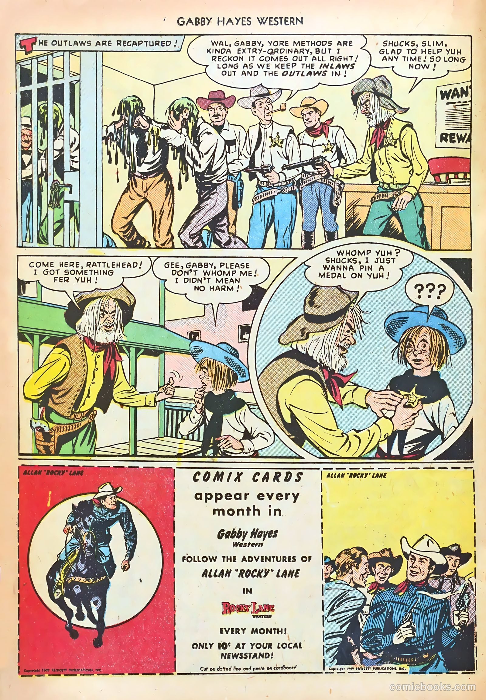 Gabby Hayes Western #10 (1949) — page 20 of 36