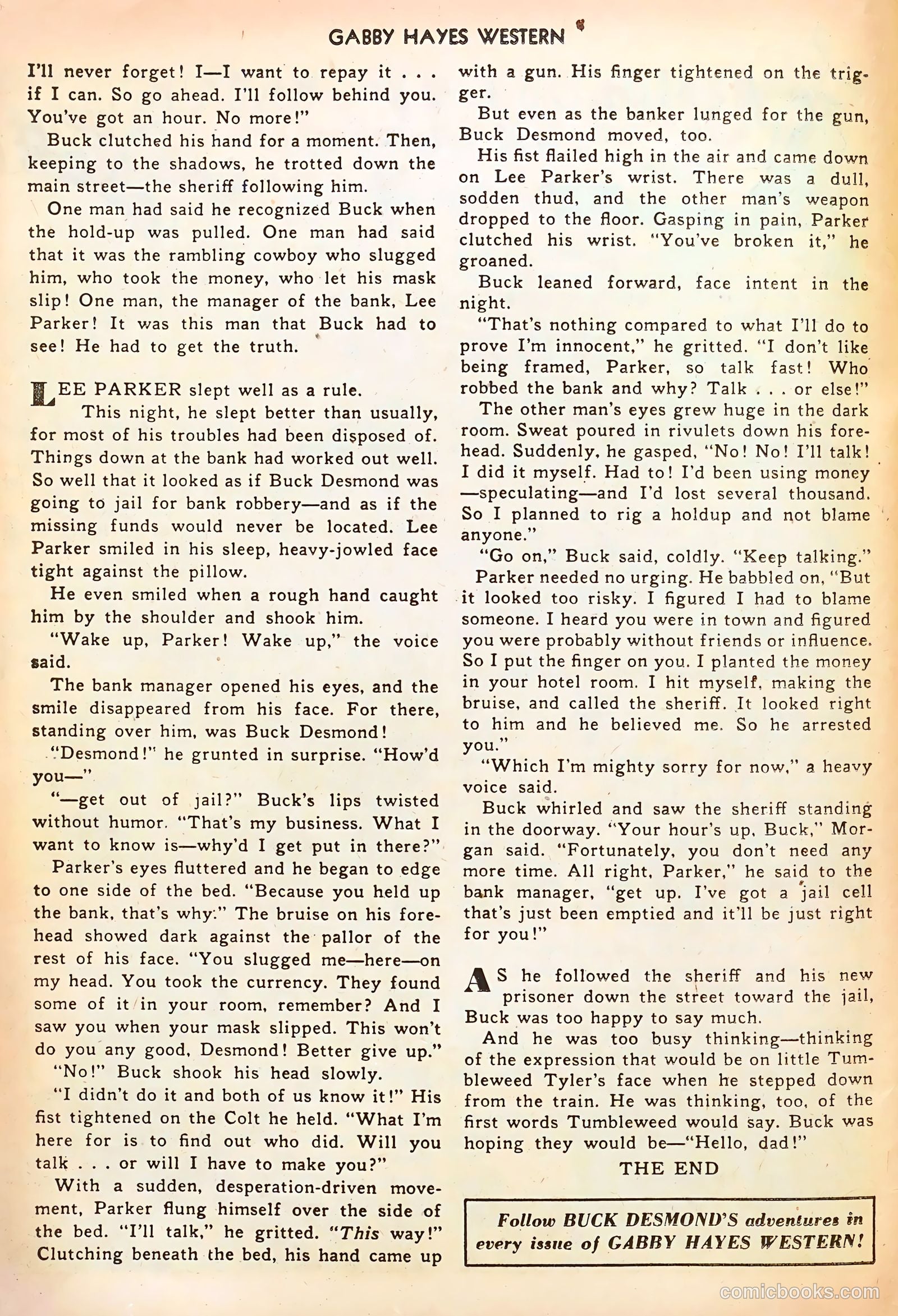 Gabby Hayes Western #10 (1949) — page 22 of 36