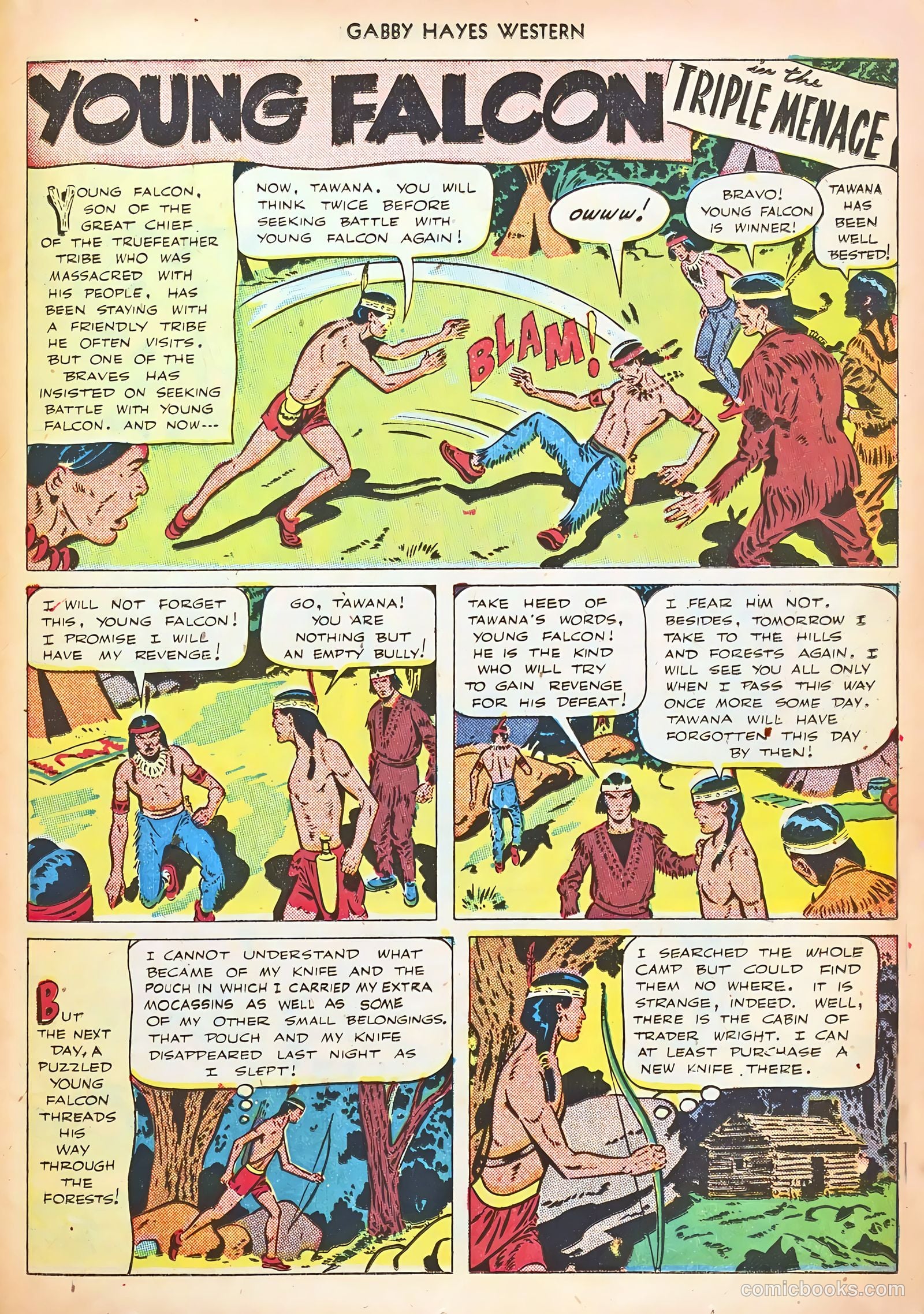 Gabby Hayes Western #10 (1949) — page 23 of 36