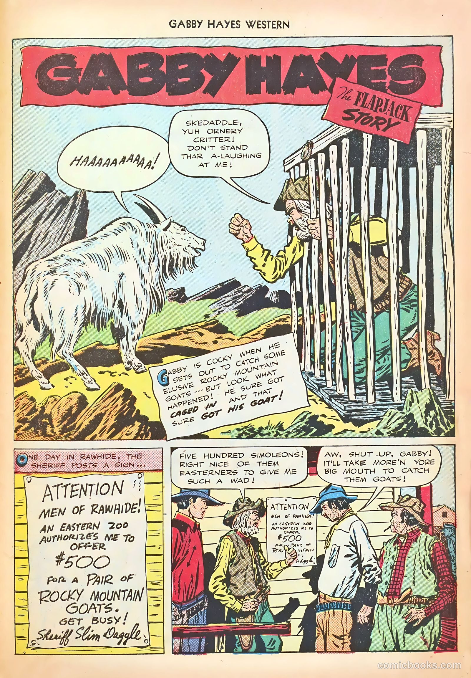 Gabby Hayes Western #10 (1949) — page 27 of 36