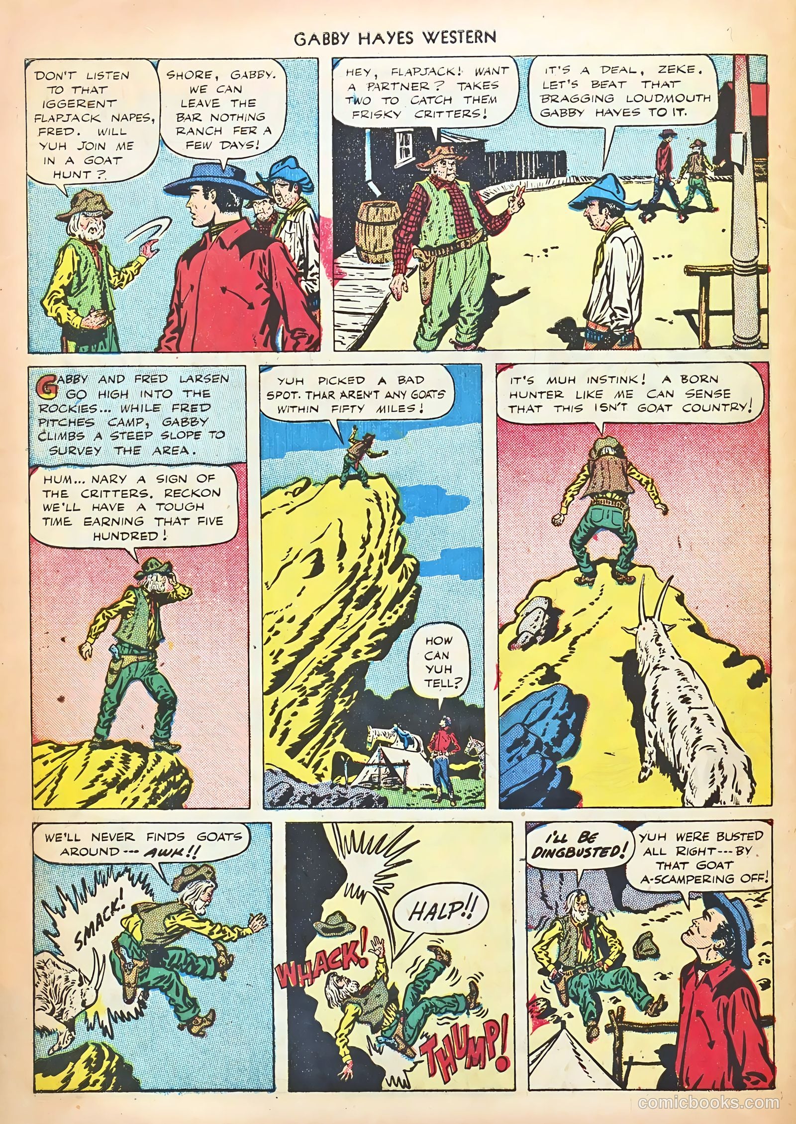 Gabby Hayes Western #10 (1949) — page 28 of 36