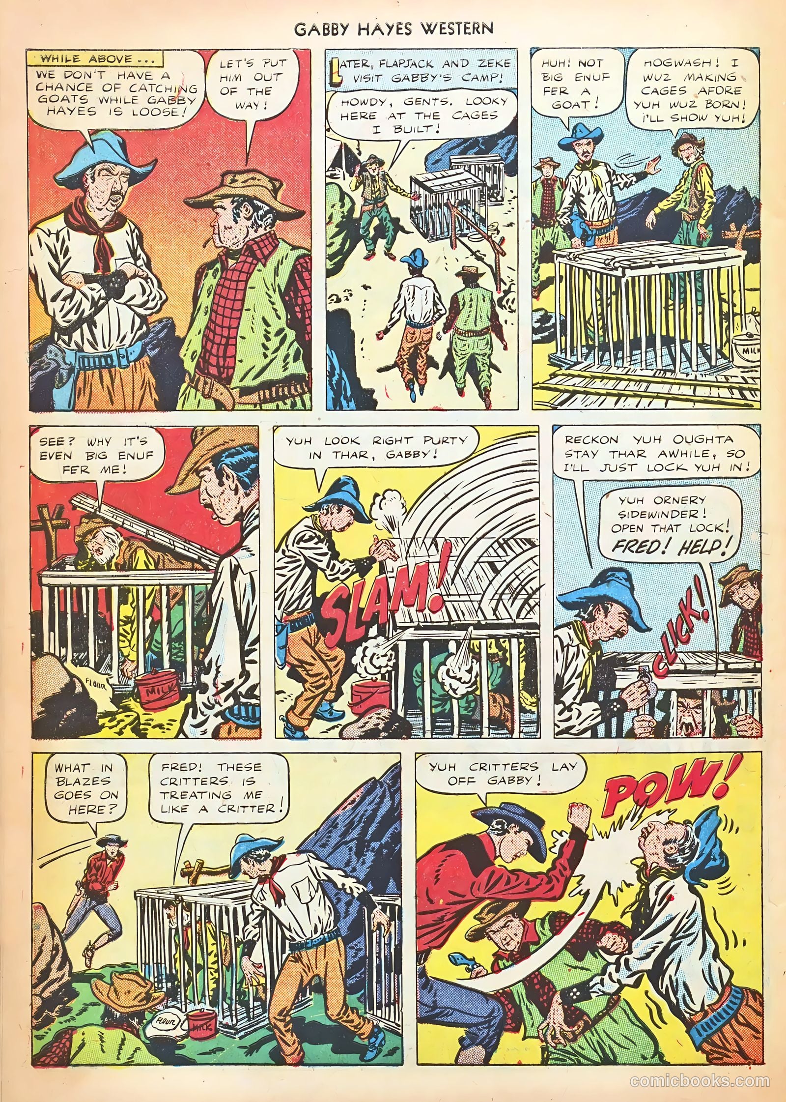 Gabby Hayes Western #10 (1949) — page 30 of 36