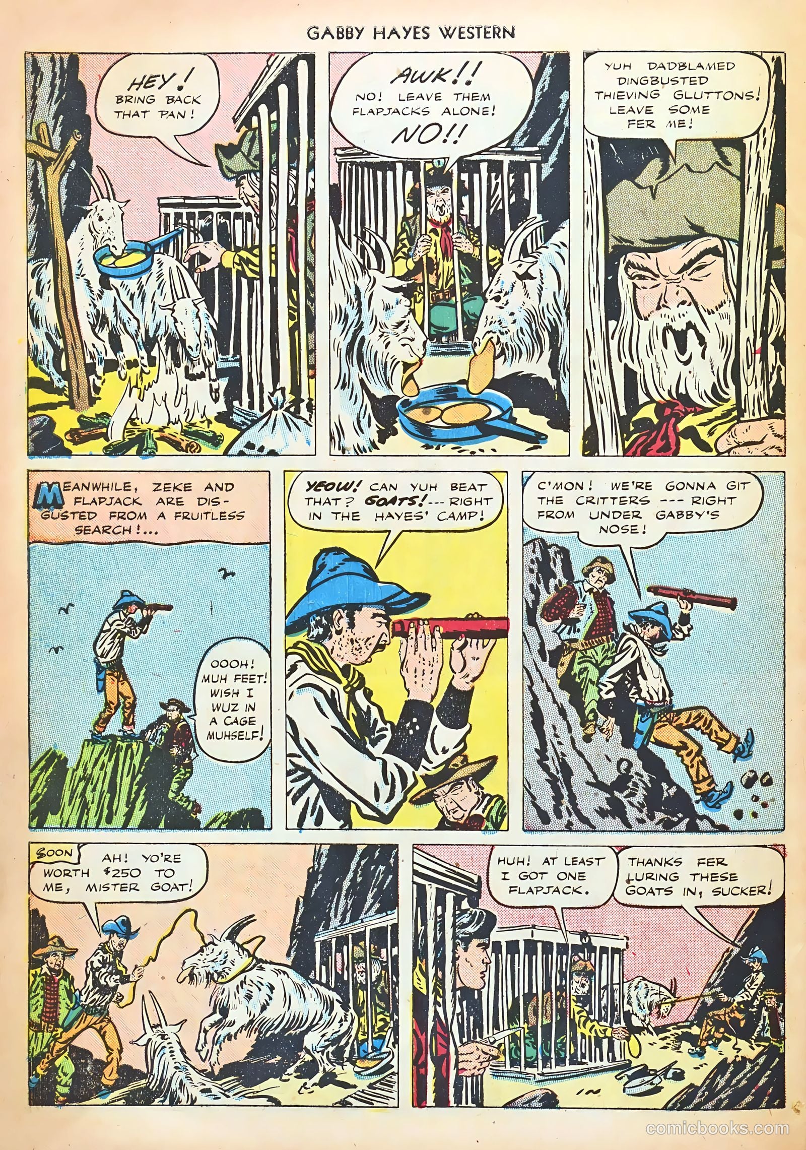 Gabby Hayes Western #10 (1949) — page 32 of 36