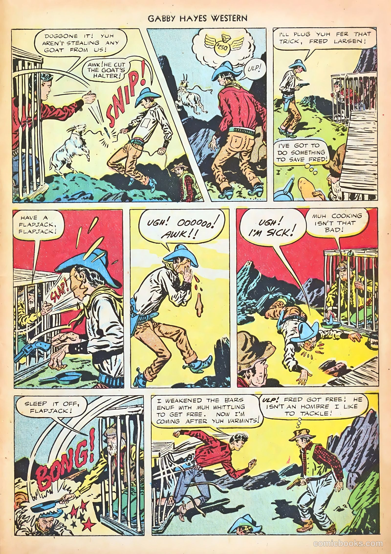 Gabby Hayes Western #10 (1949) — page 33 of 36
