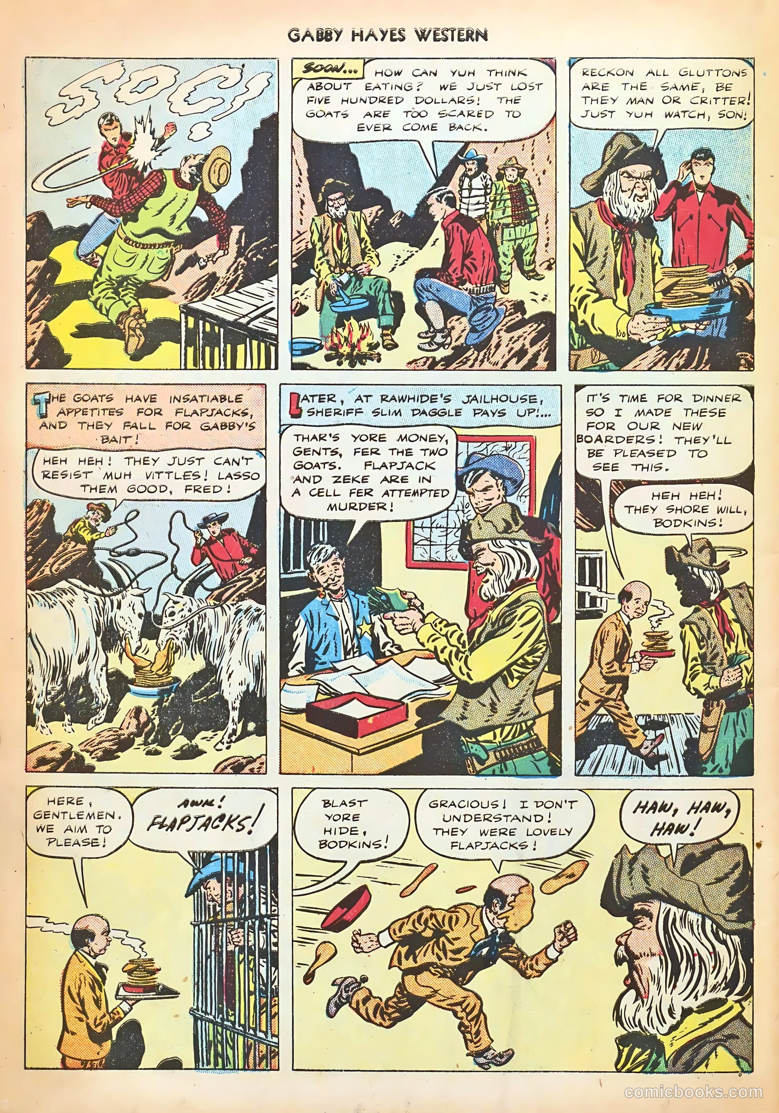 Gabby Hayes Western #10 (1949) — page 34 of 36