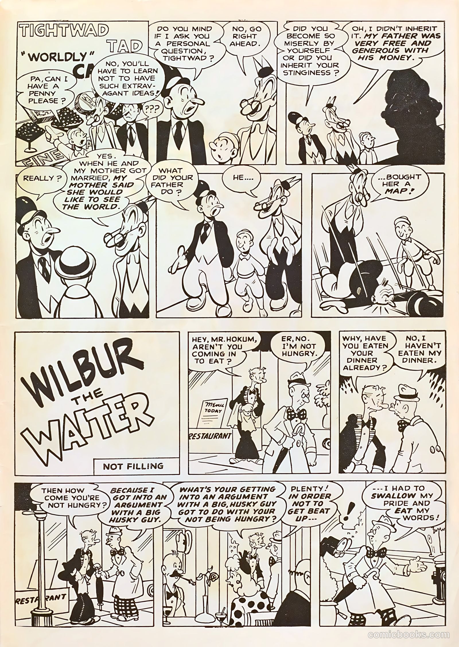 Gabby Hayes Western #10 (1949) — page 35 of 36