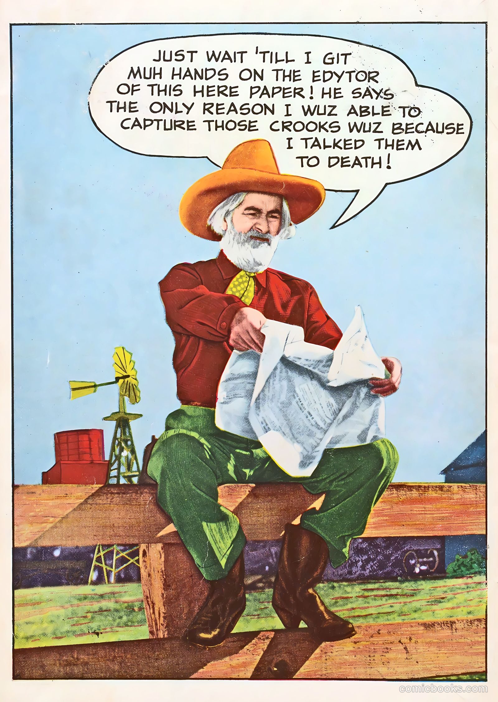 Gabby Hayes Western #10 (1949) — page 36 of 36
