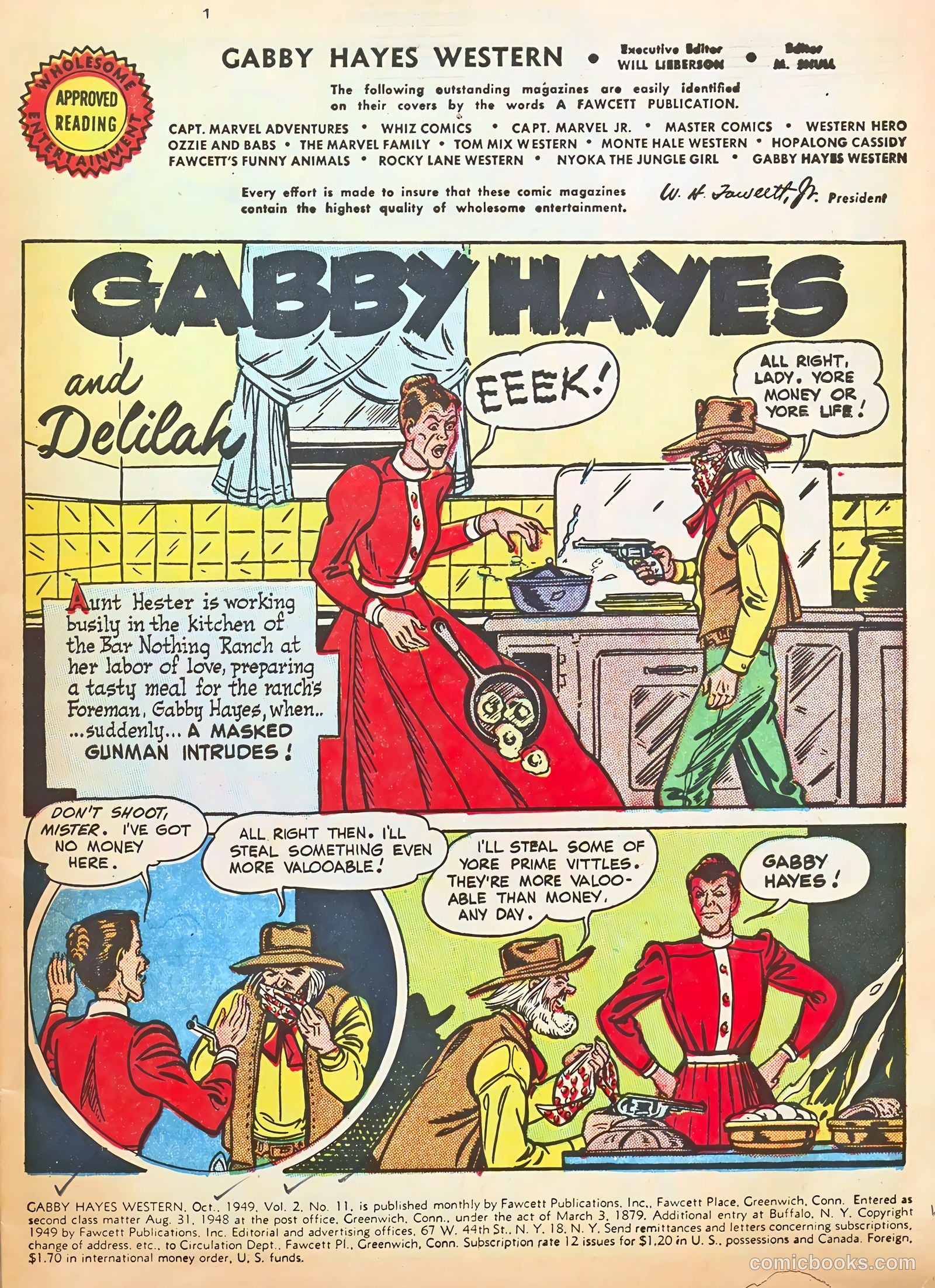 Gabby Hayes Western #11 (1949) — page 3 of 36