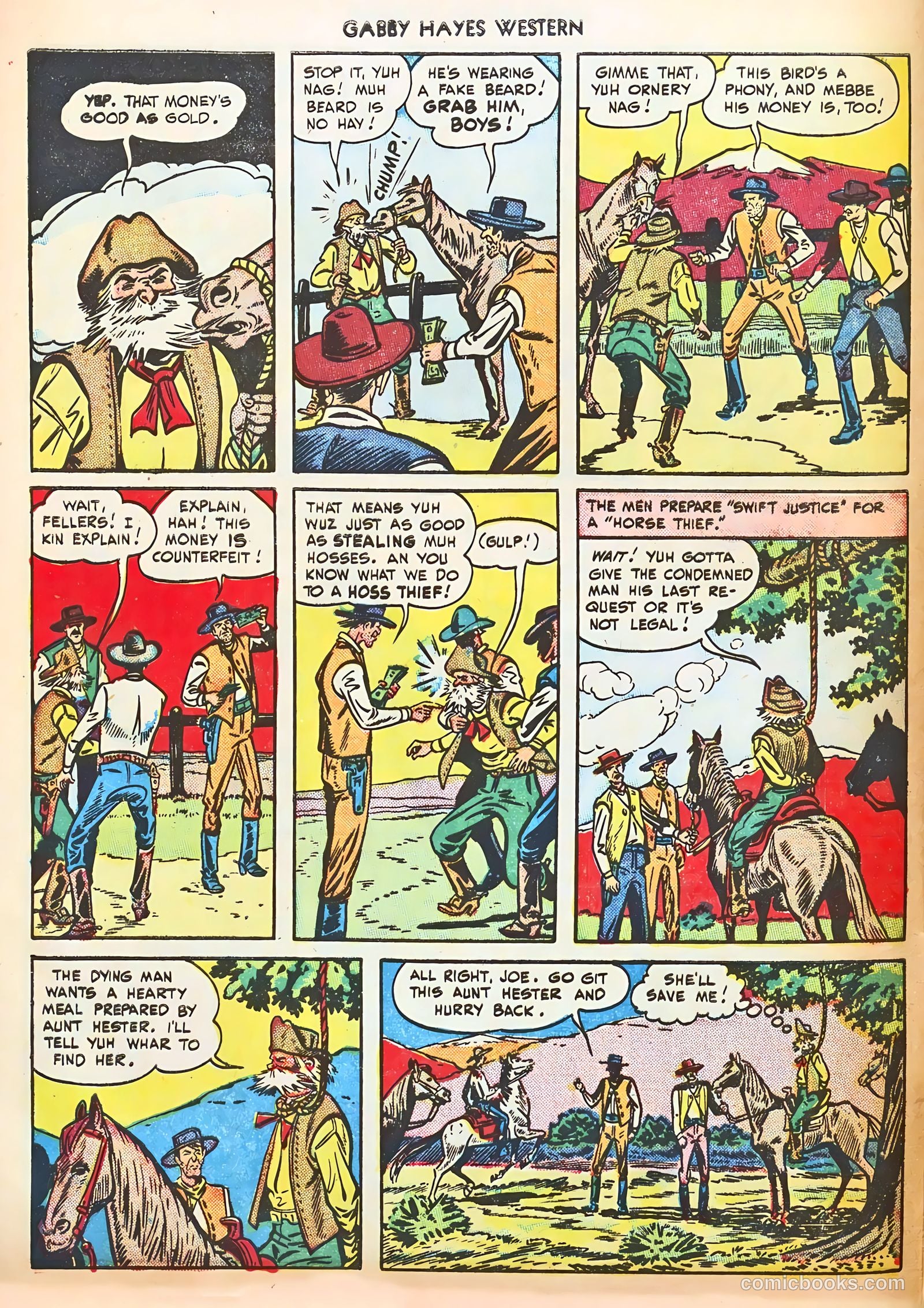 Gabby Hayes Western #11 (1949) — page 8 of 36