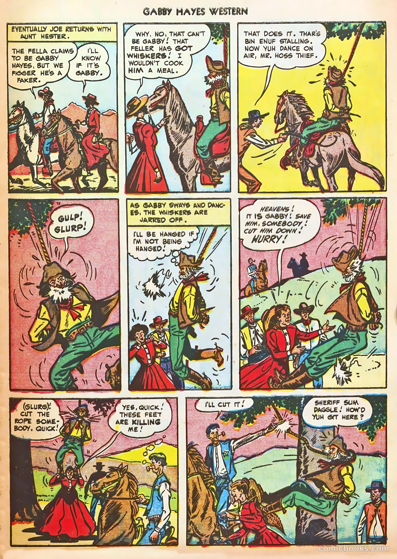 Gabby Hayes Western #11 (1949) — page 9 of 36