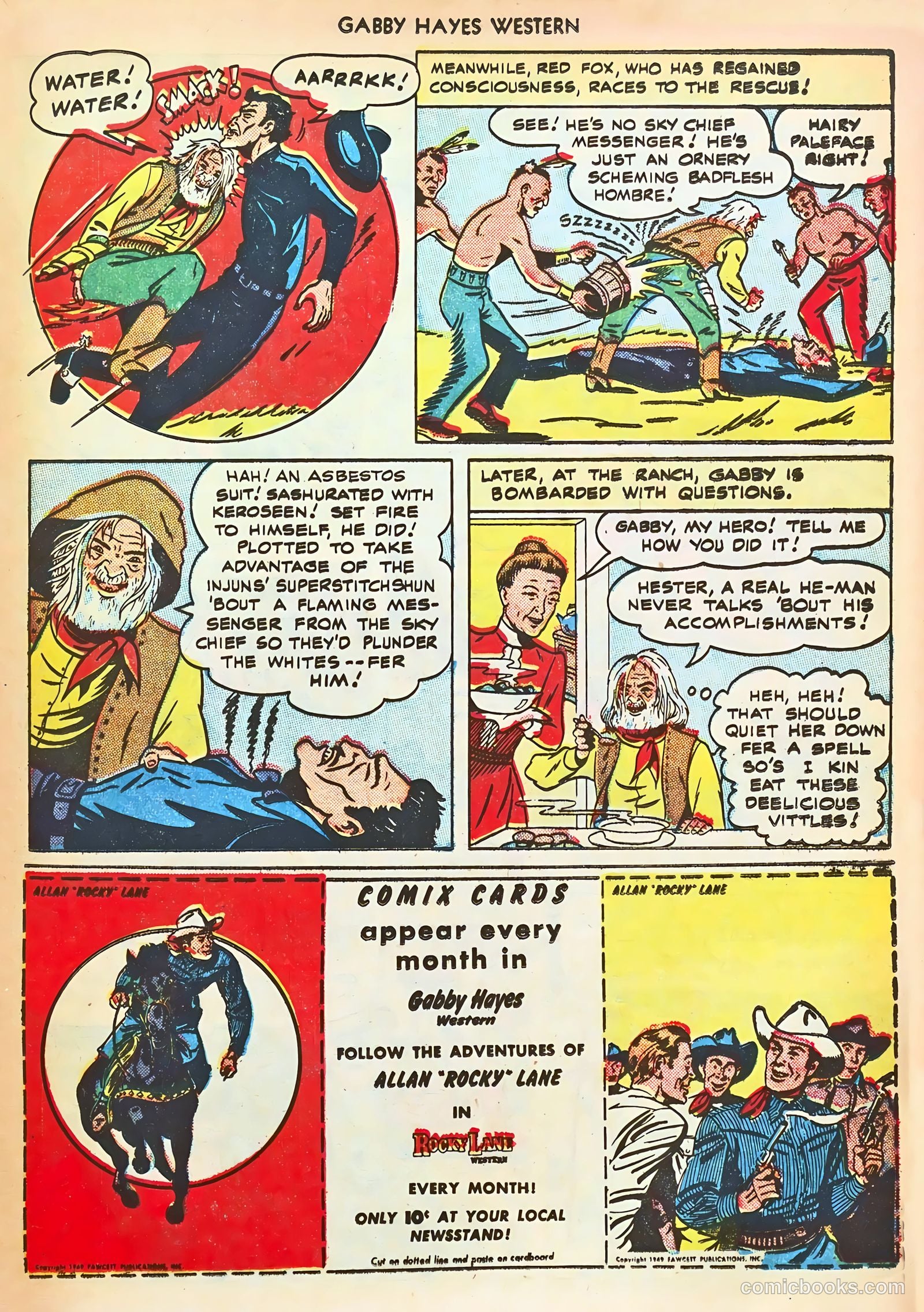 Gabby Hayes Western #11 (1949) — page 17 of 36