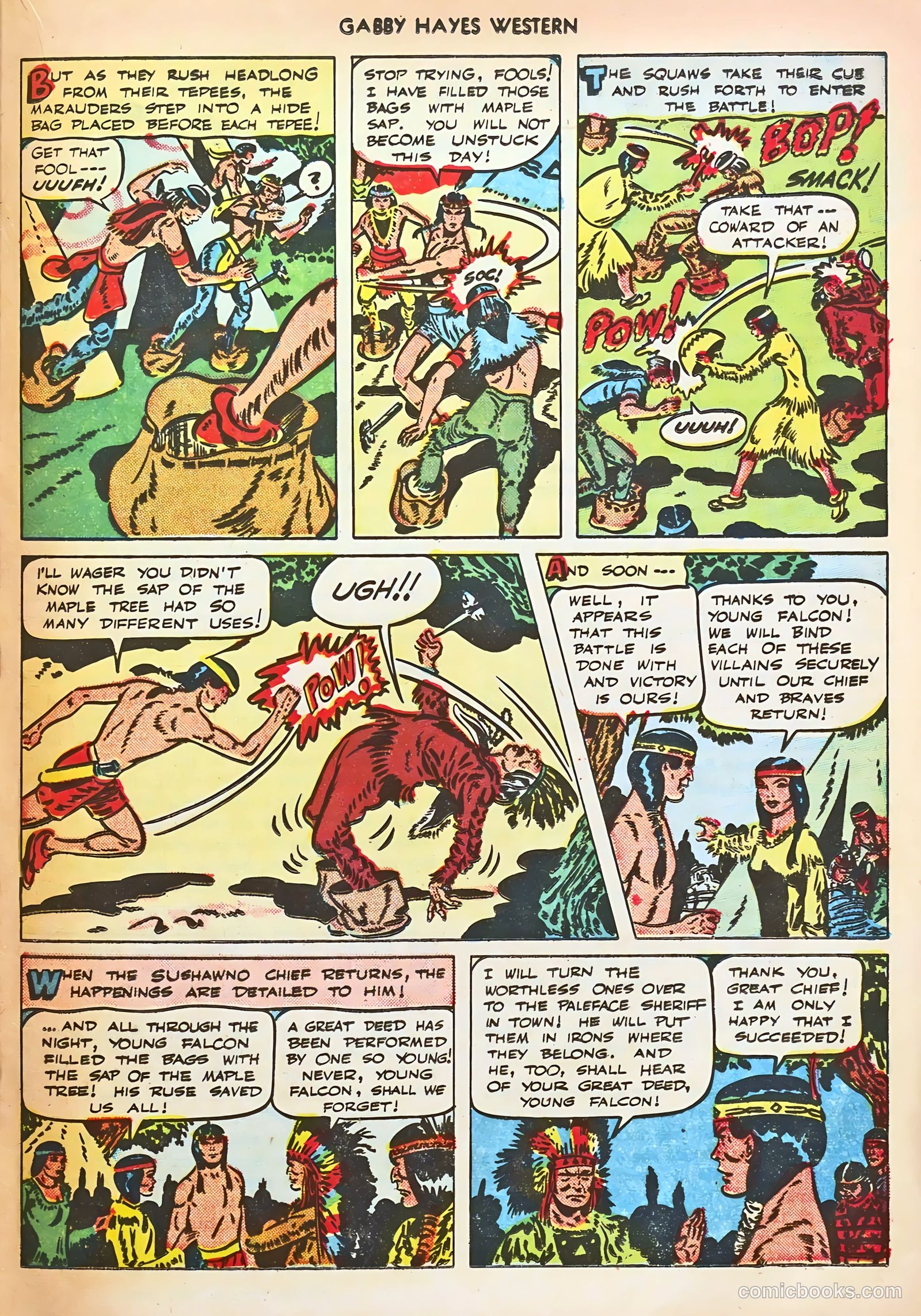 Gabby Hayes Western #11 (1949) — page 21 of 36