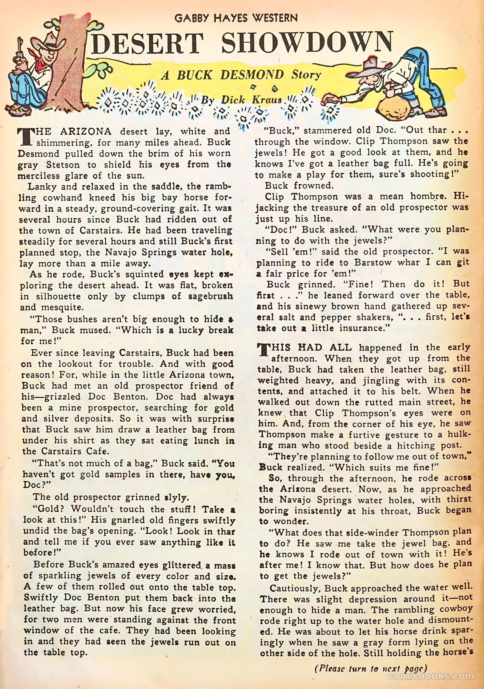 Gabby Hayes Western #11 (1949) — page 22 of 36