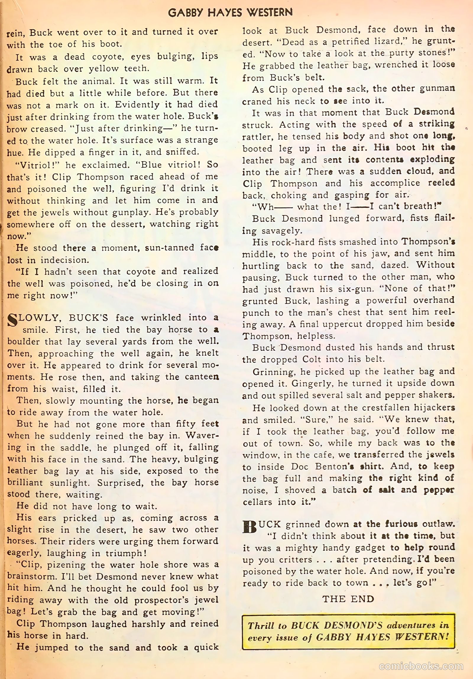 Gabby Hayes Western #11 (1949) — page 23 of 36