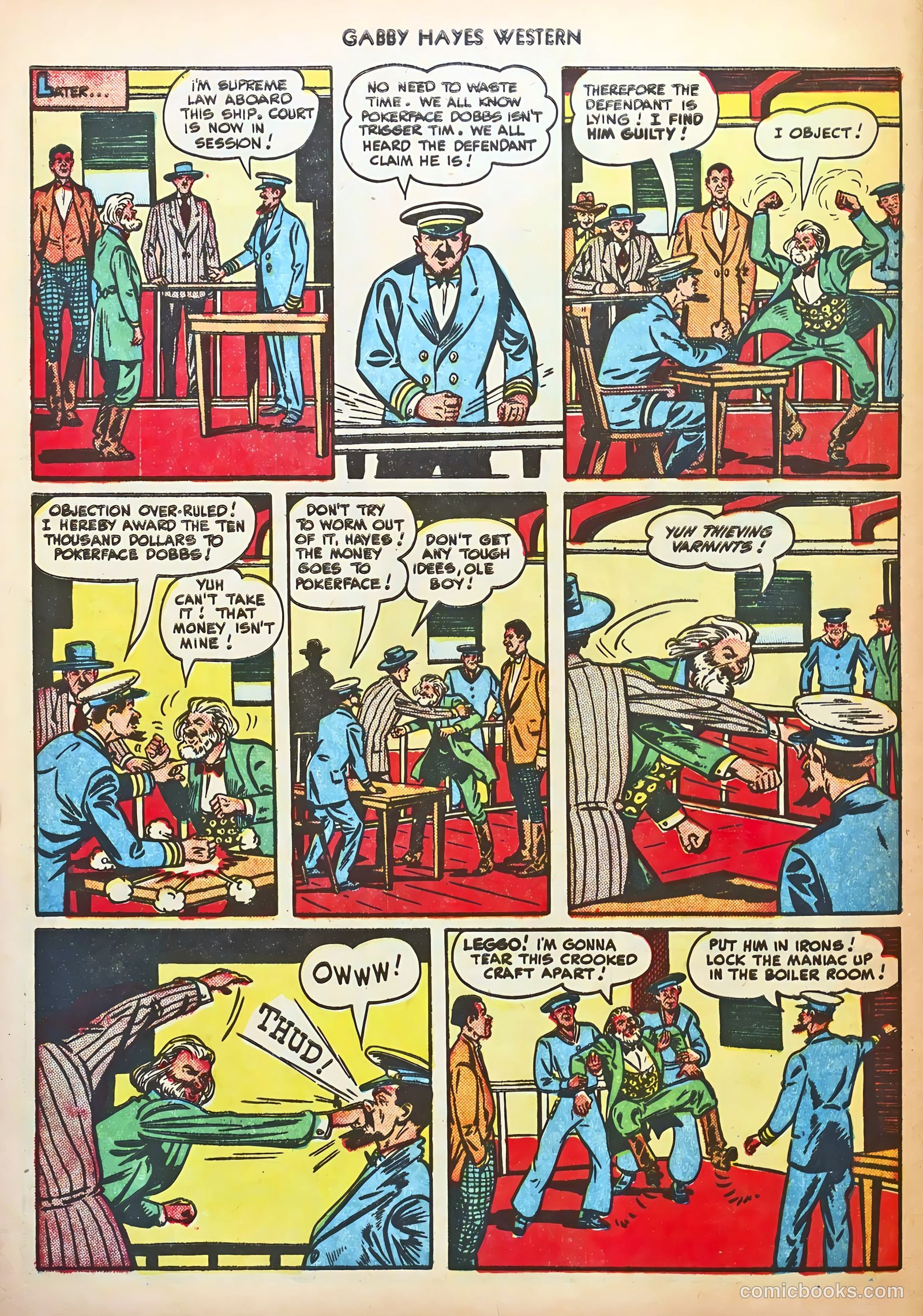 Gabby Hayes Western #11 (1949) — page 32 of 36