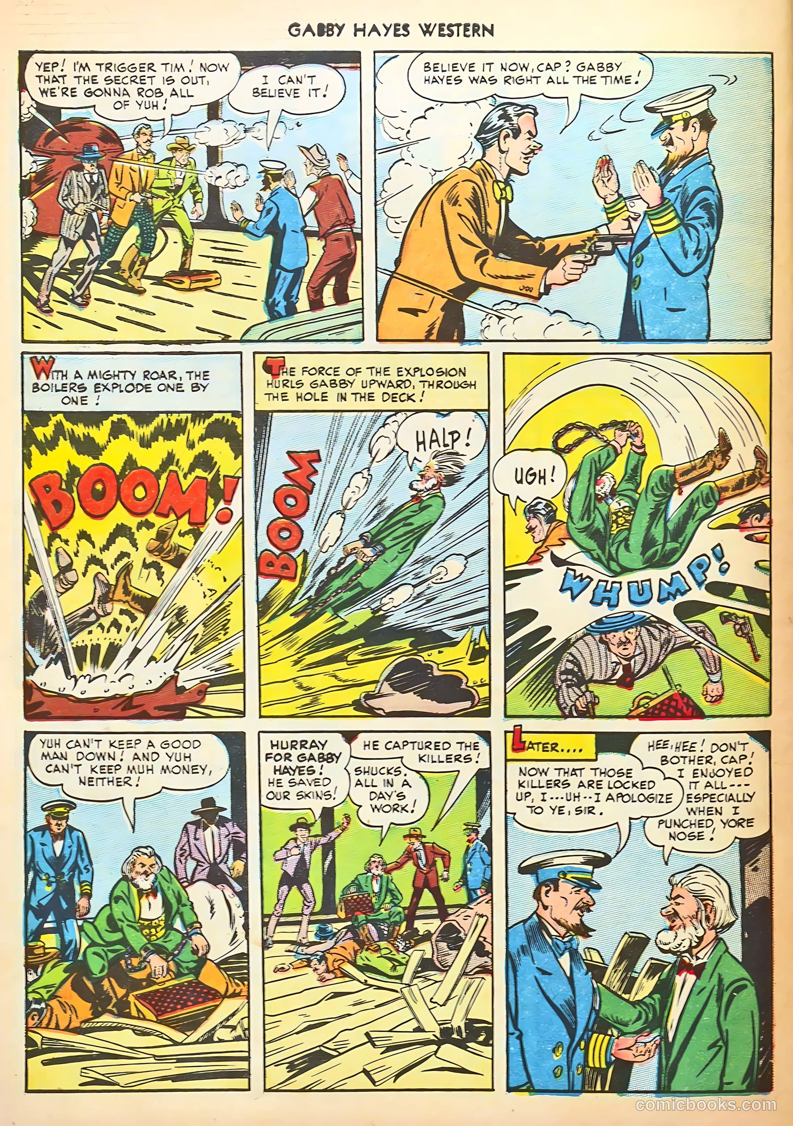 Gabby Hayes Western #11 (1949) — page 34 of 36