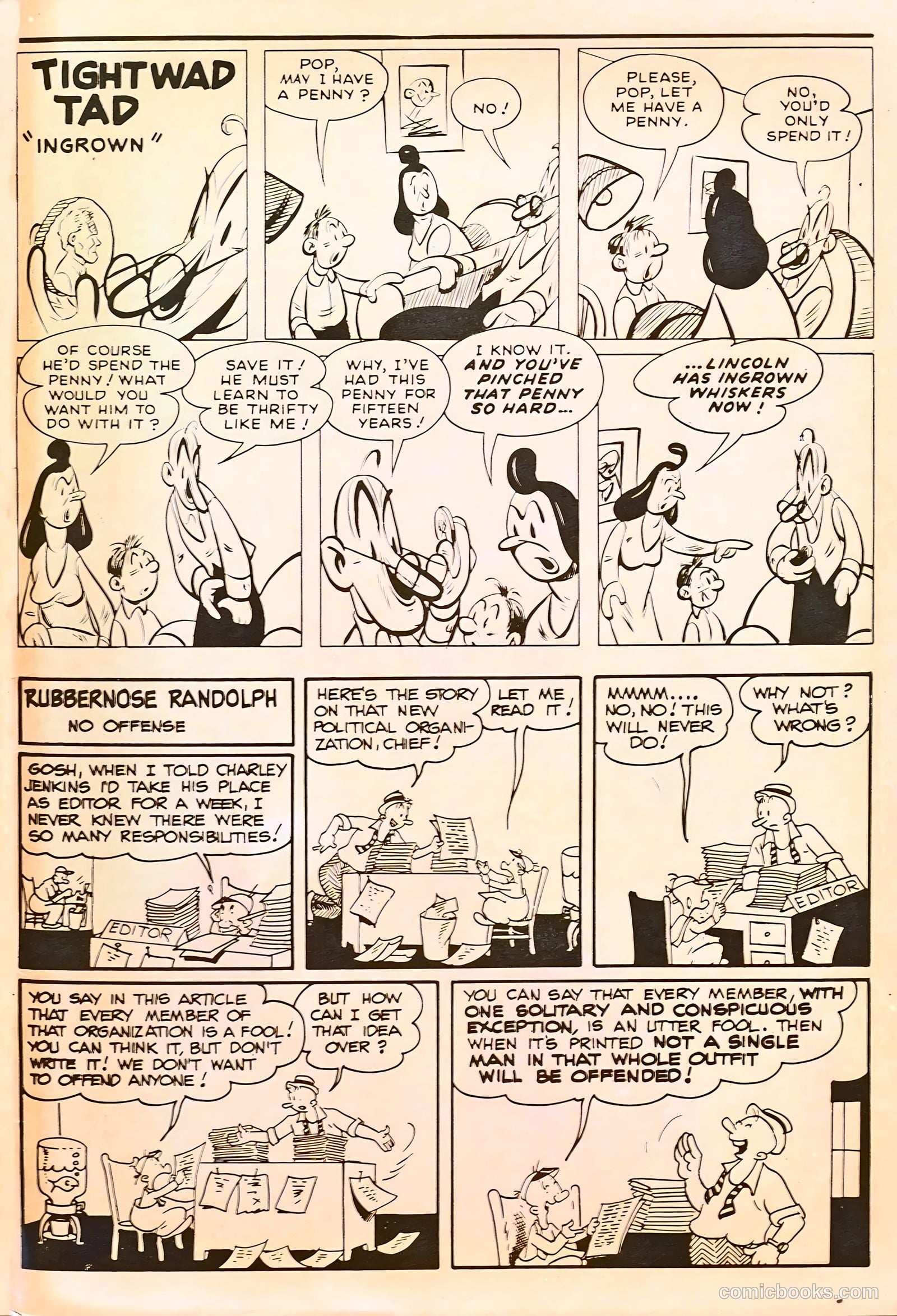 Gabby Hayes Western #11 (1949) — page 35 of 36