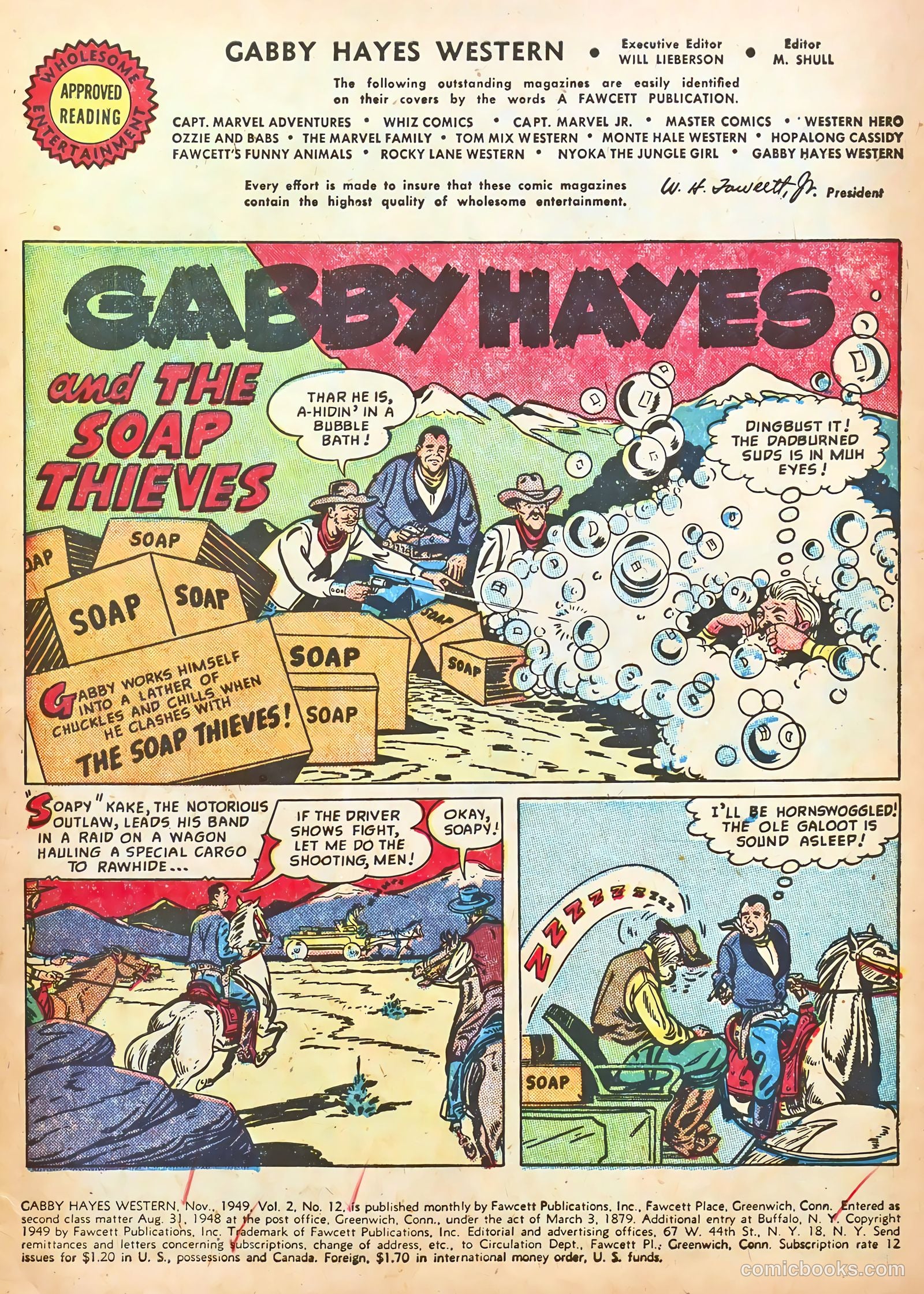 Gabby Hayes Western #12 (1949) — page 3 of 36