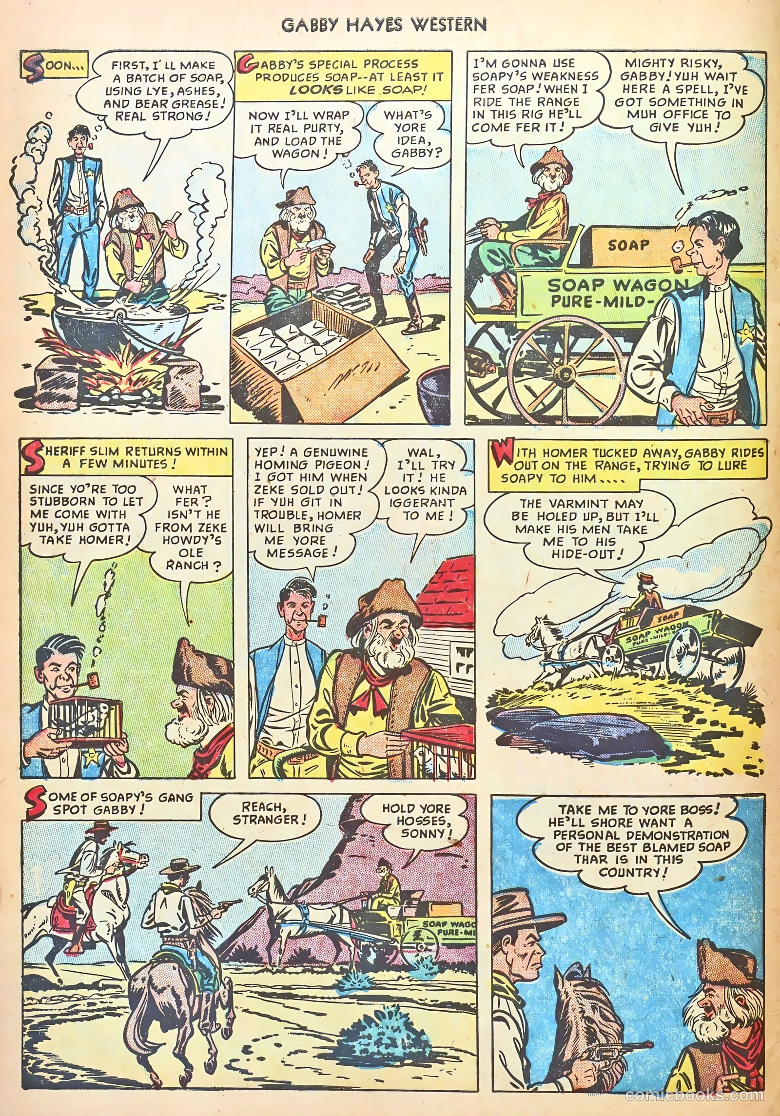 Gabby Hayes Western #12 (1949) — page 6 of 36