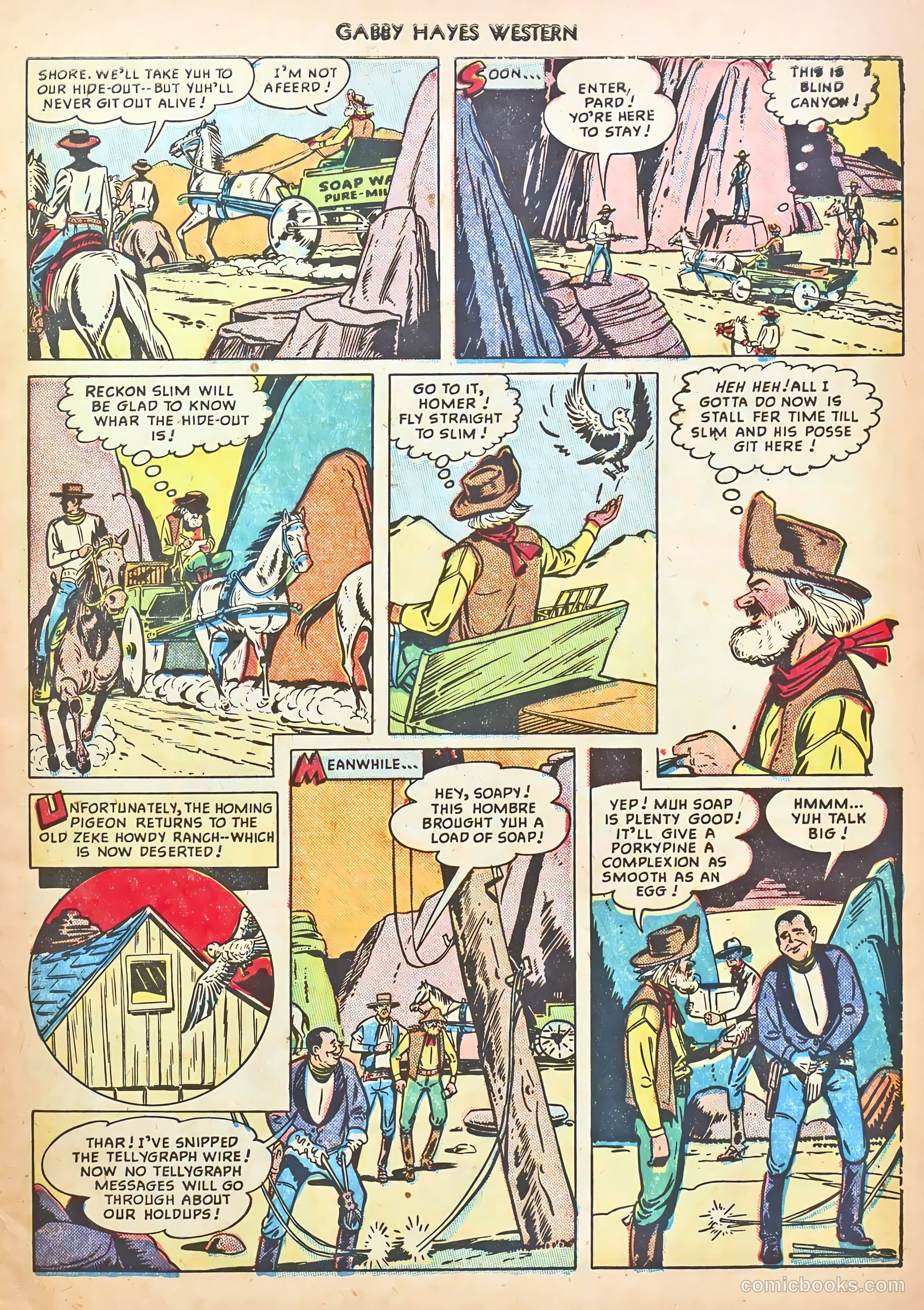 Gabby Hayes Western #12 (1949) — page 7 of 36