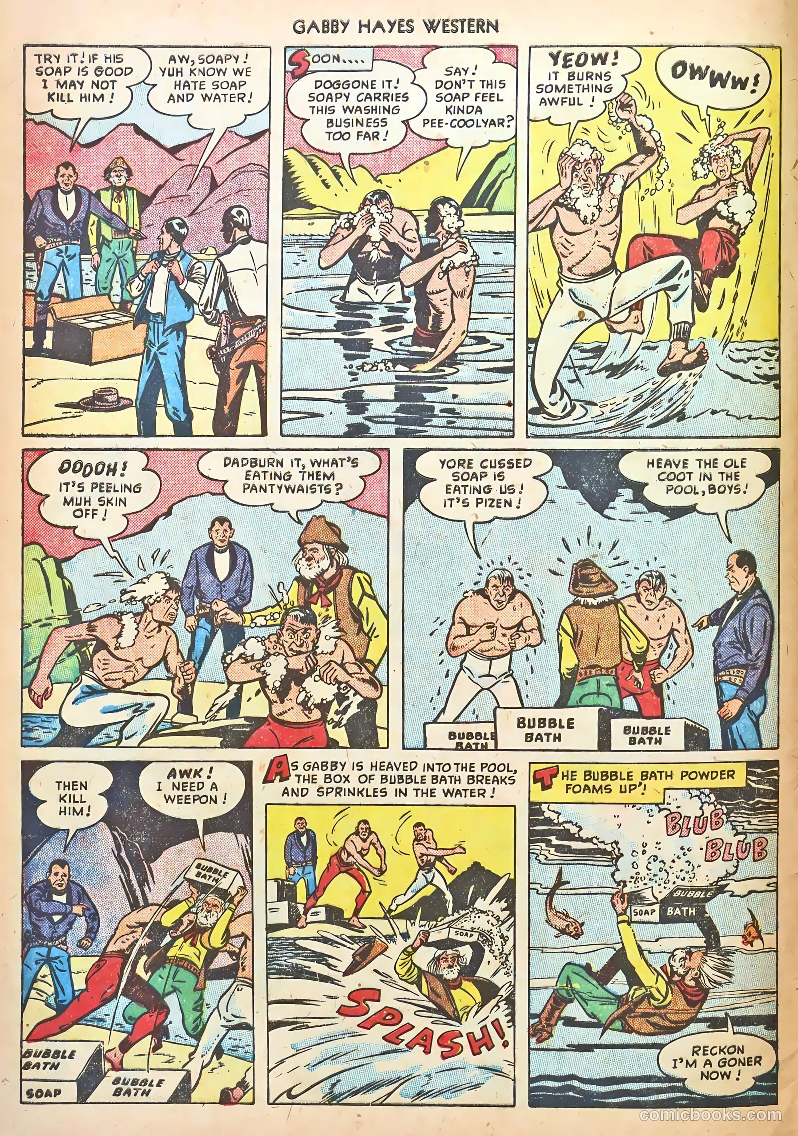 Gabby Hayes Western #12 (1949) — page 8 of 36