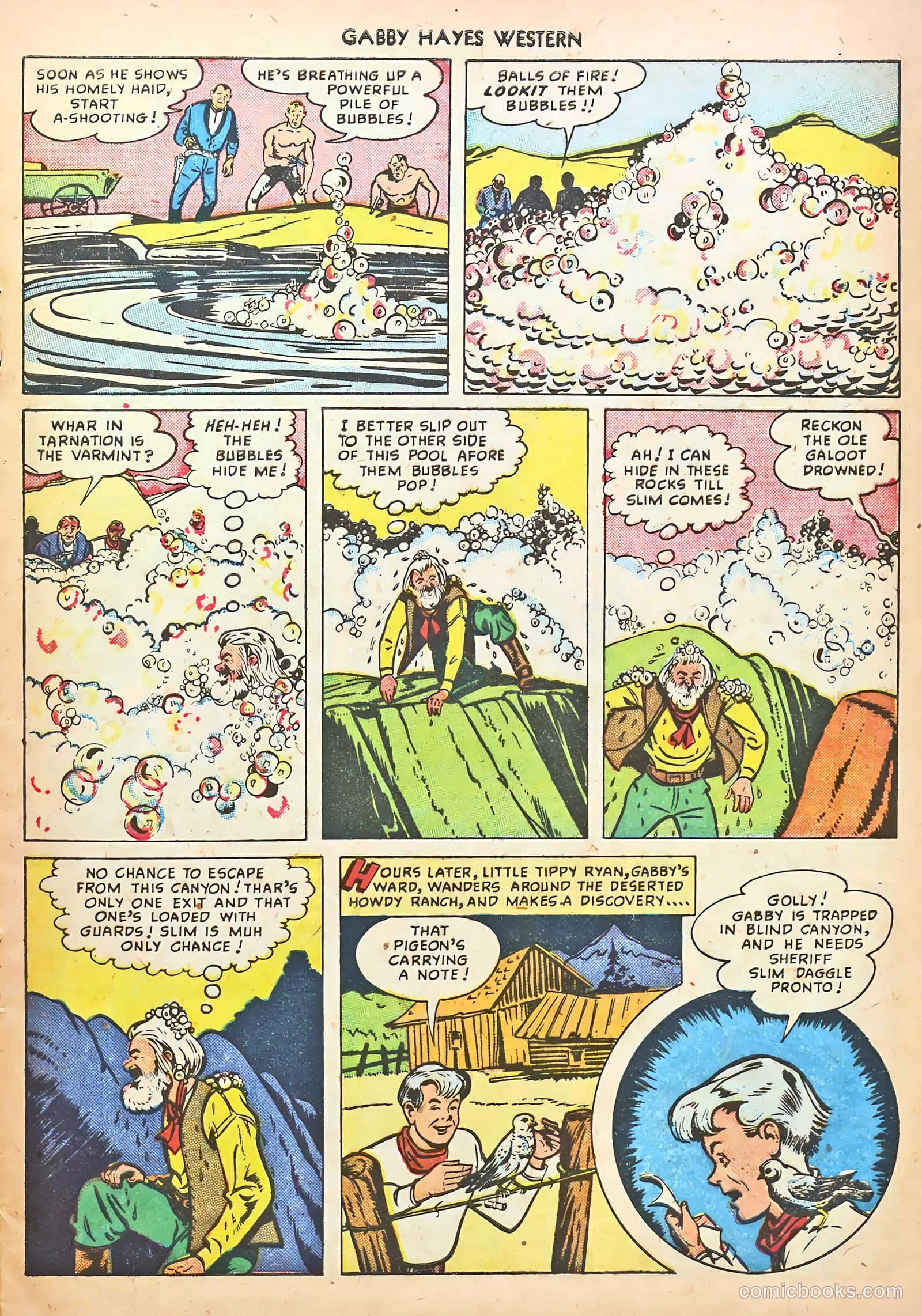 Gabby Hayes Western #12 (1949) — page 9 of 36