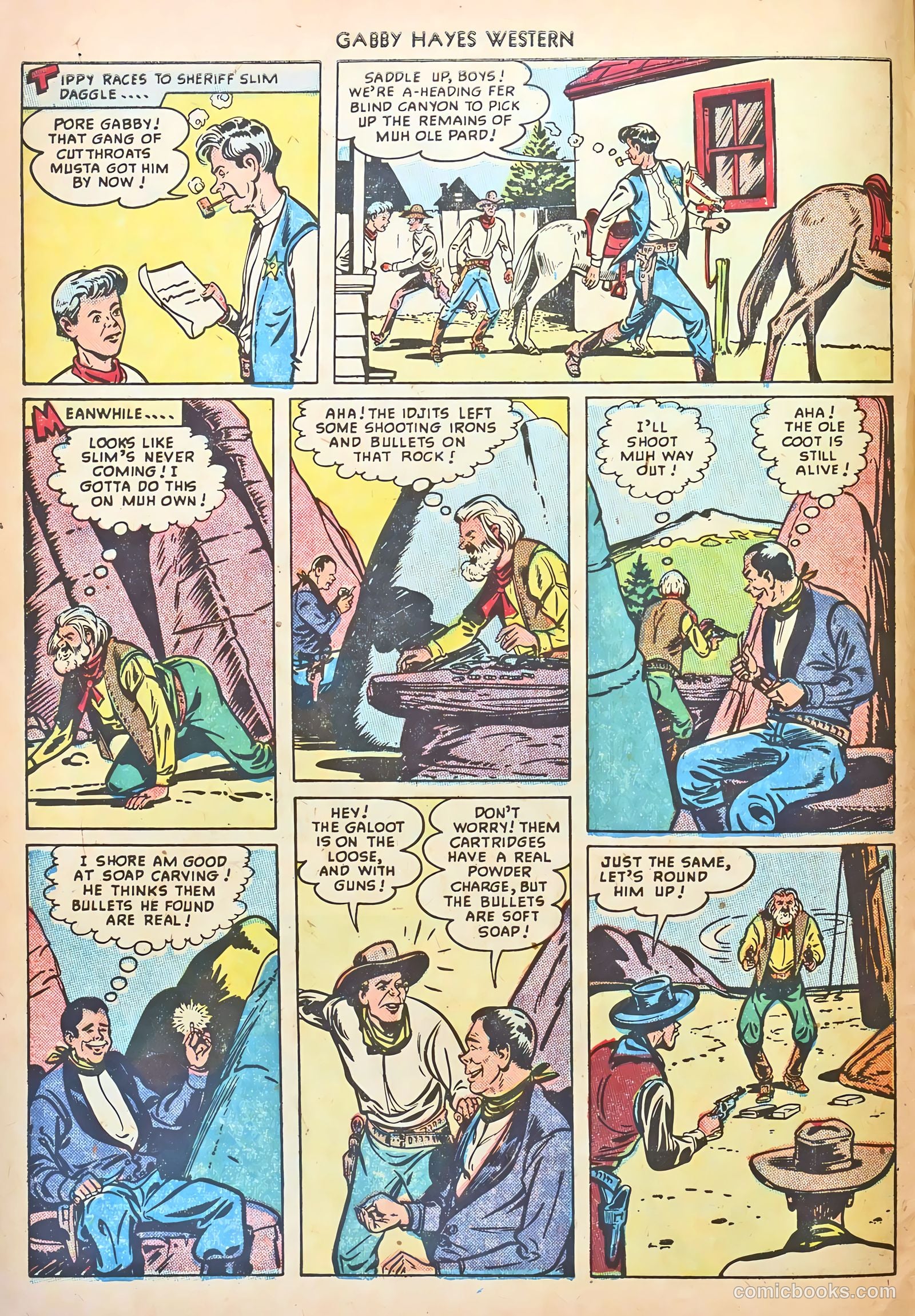 Gabby Hayes Western #12 (1949) — page 10 of 36