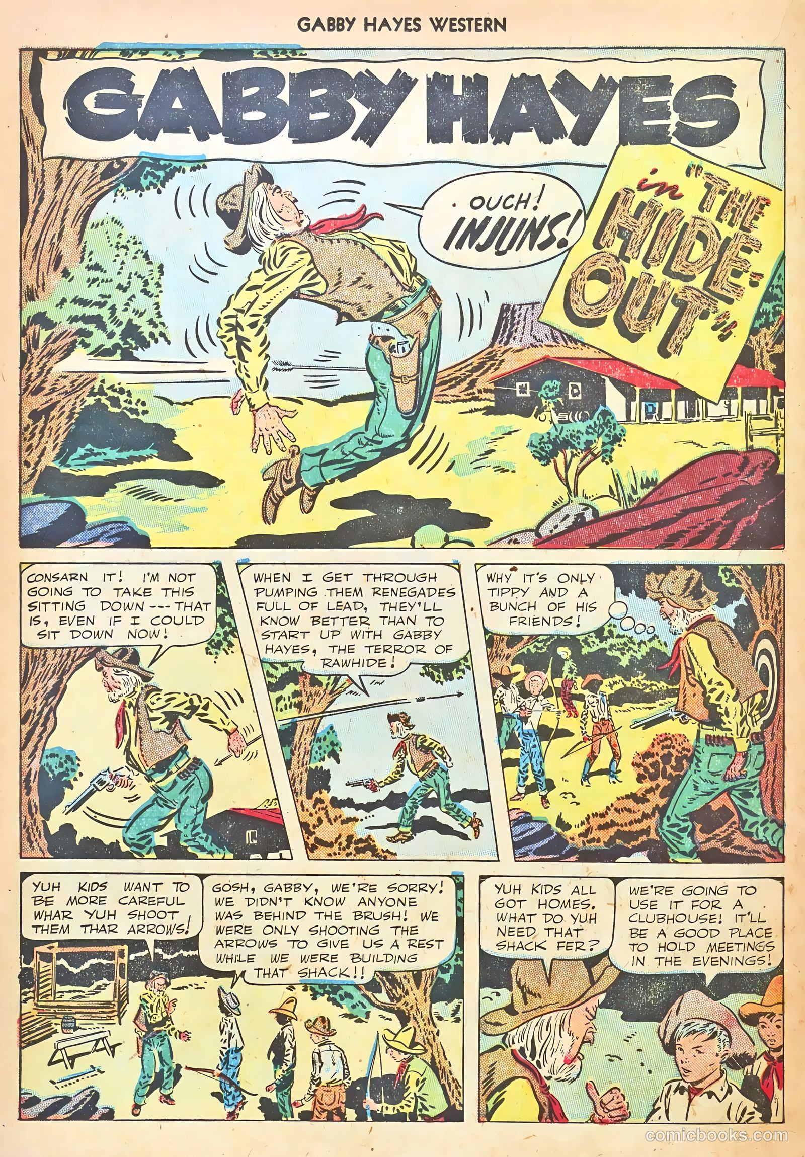 Gabby Hayes Western #12 (1949) — page 18 of 36
