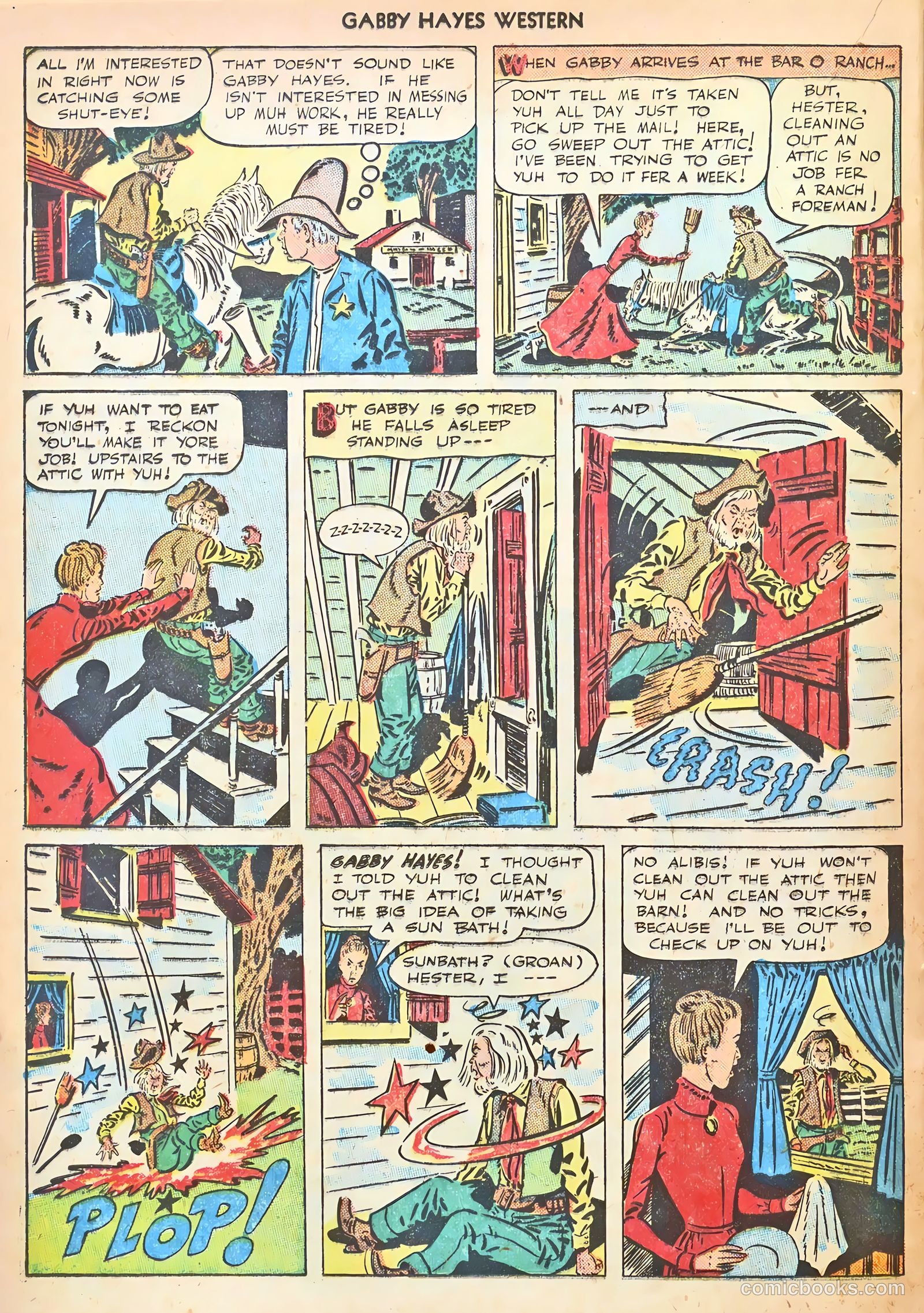 Gabby Hayes Western #12 (1949) — page 20 of 36