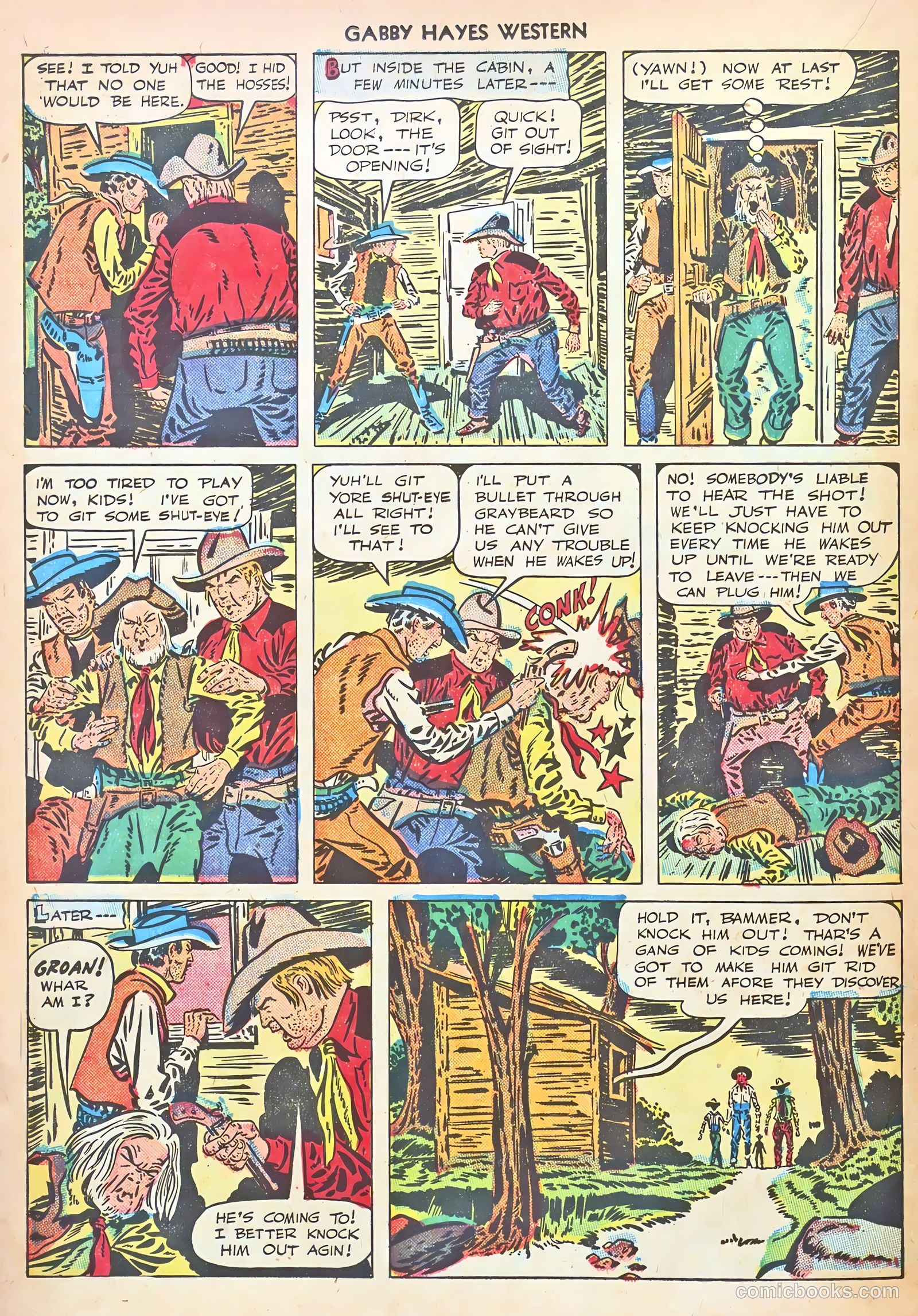 Gabby Hayes Western #12 (1949) — page 22 of 36