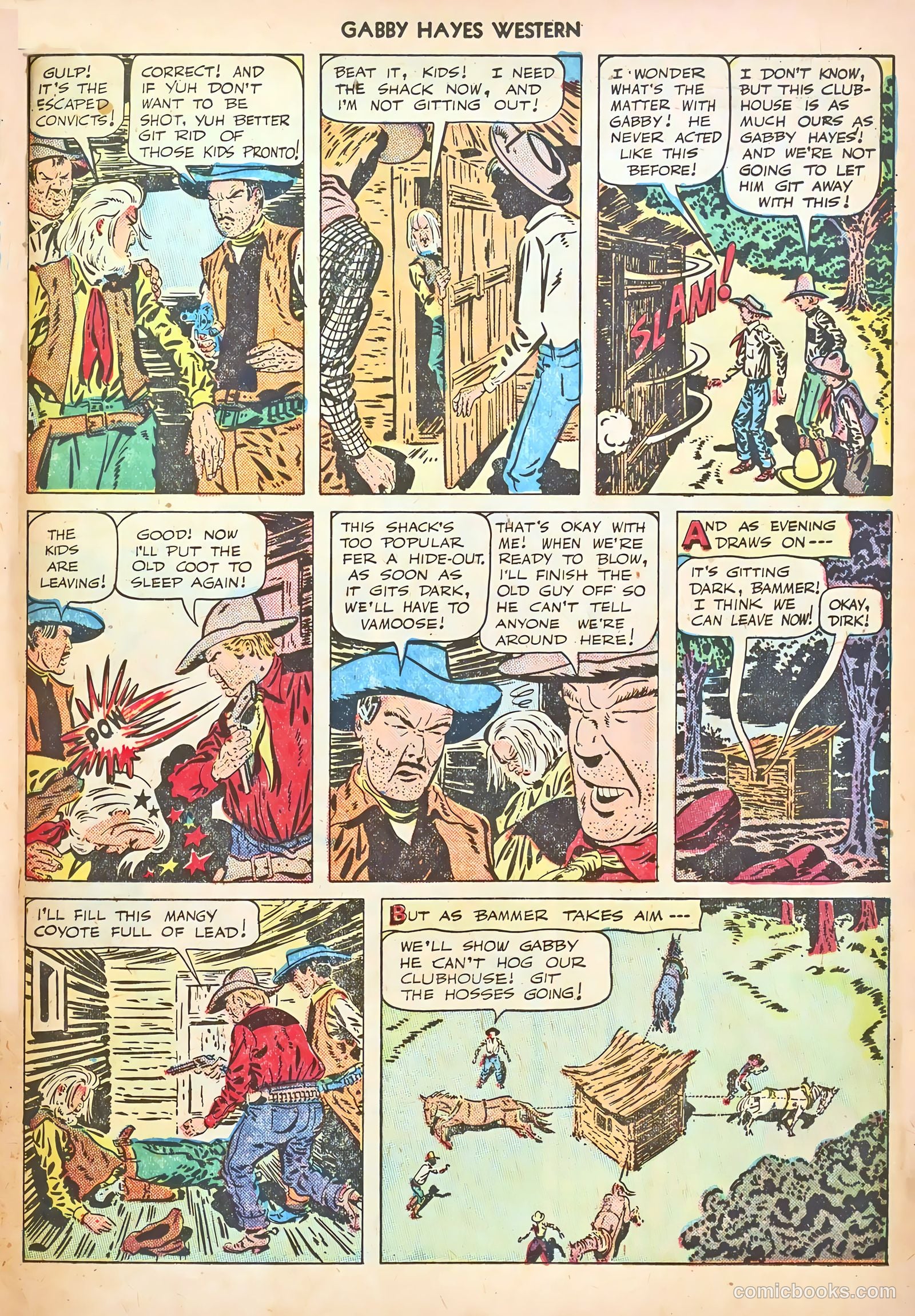 Gabby Hayes Western #12 (1949) — page 23 of 36