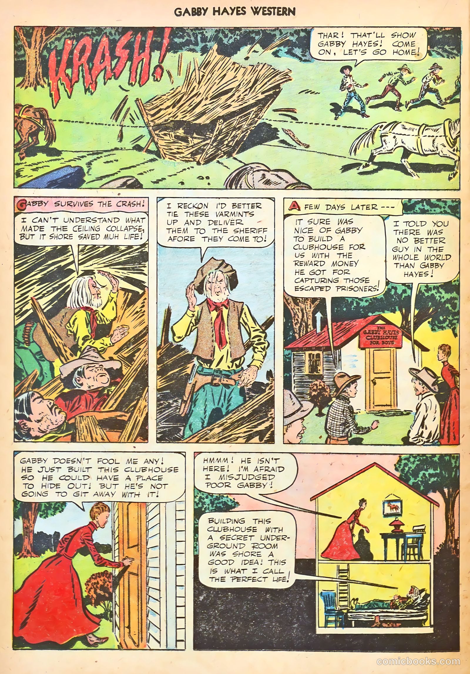 Gabby Hayes Western #12 (1949) — page 24 of 36