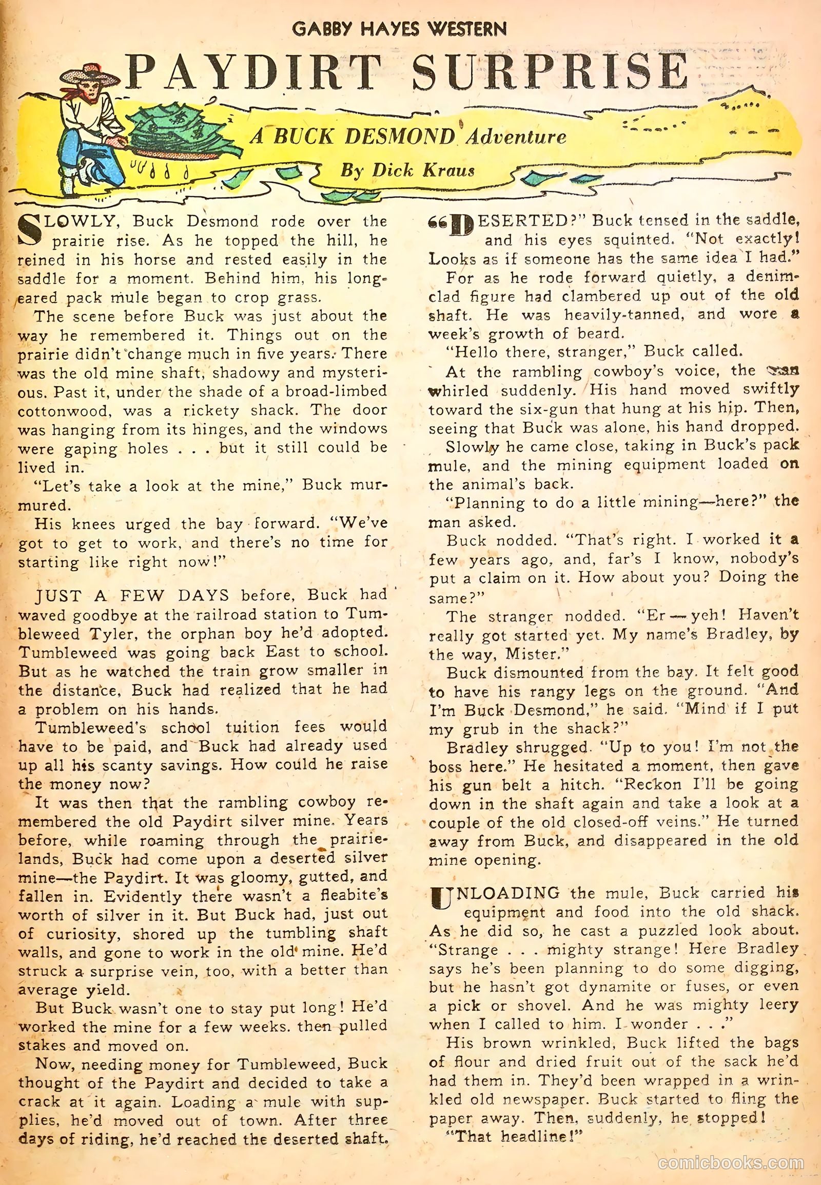 Gabby Hayes Western #12 (1949) — page 25 of 36