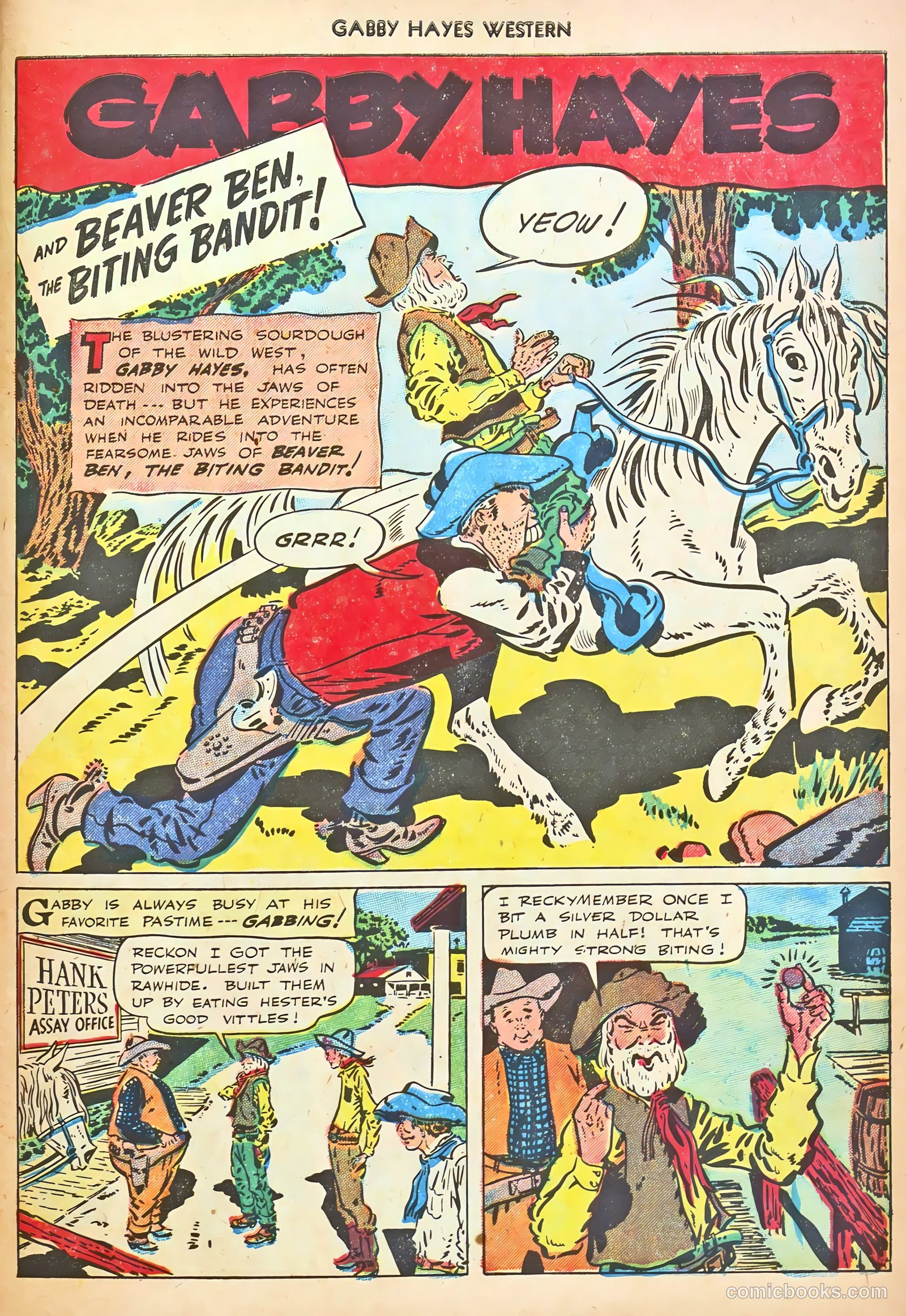 Gabby Hayes Western #12 (1949) — page 27 of 36