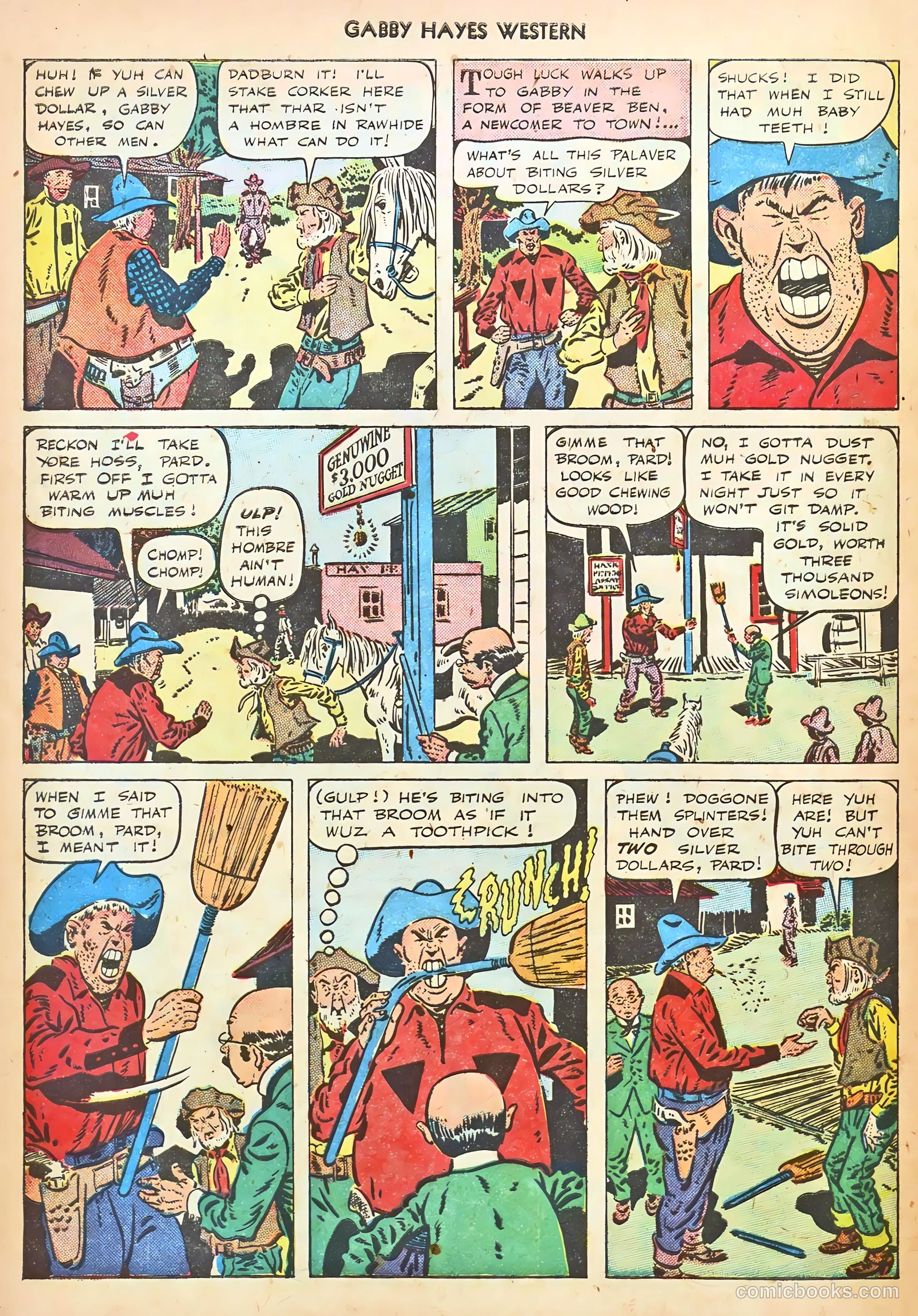 Gabby Hayes Western #12 (1949) — page 28 of 36